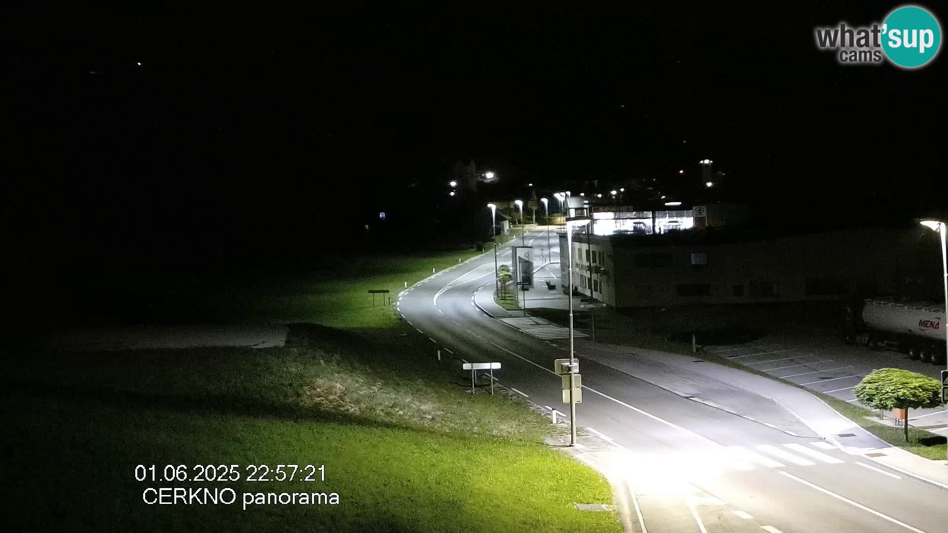 Cerkno city entrance Live Webcam