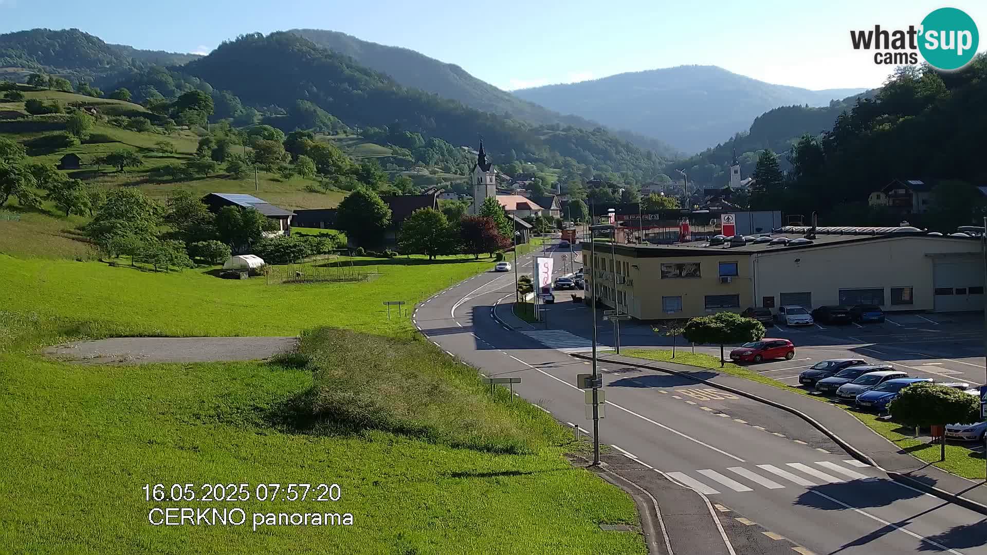 Cerkno ulaz u grad – Kamera uživo