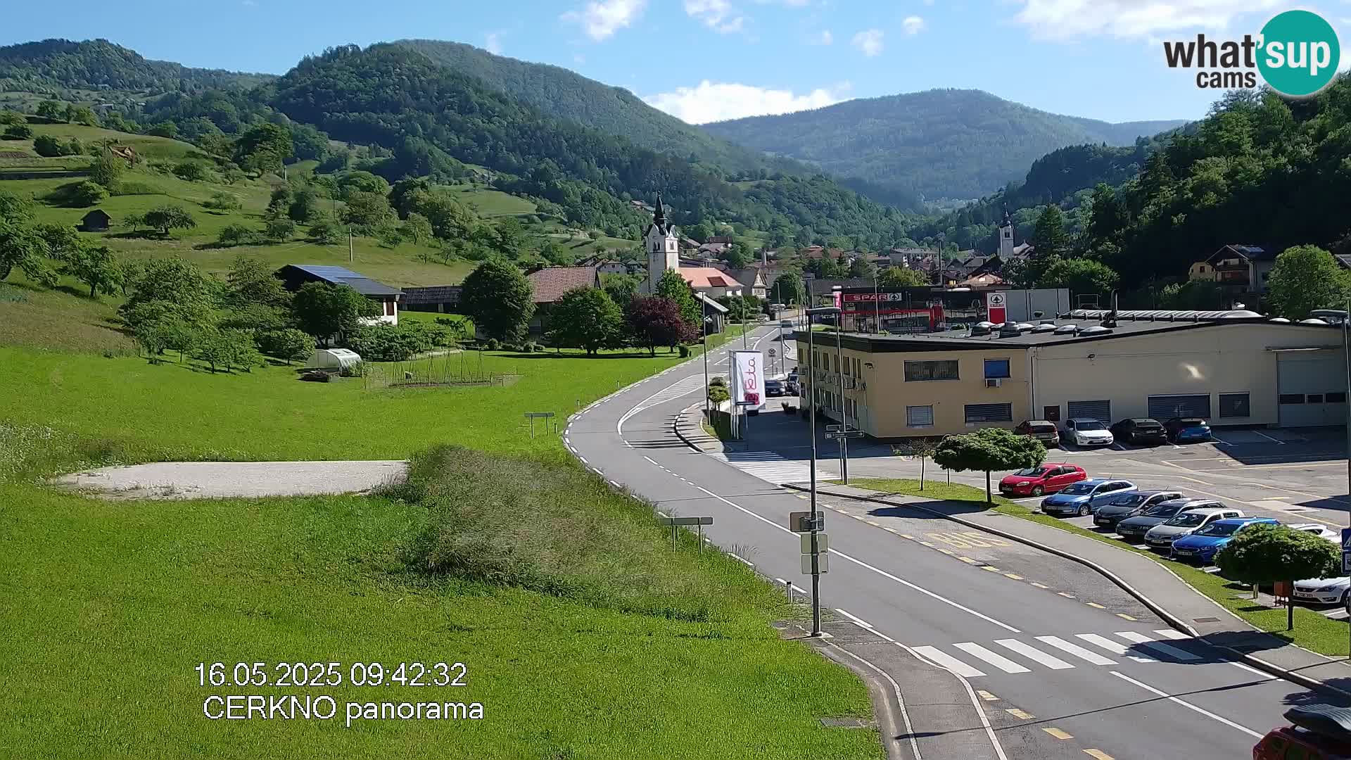 Cerkno ulaz u grad – Kamera uživo