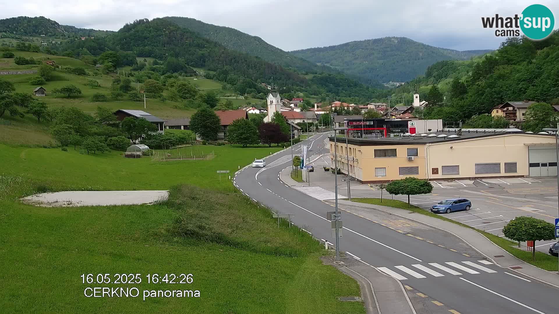 Cerkno ulaz u grad – Kamera uživo