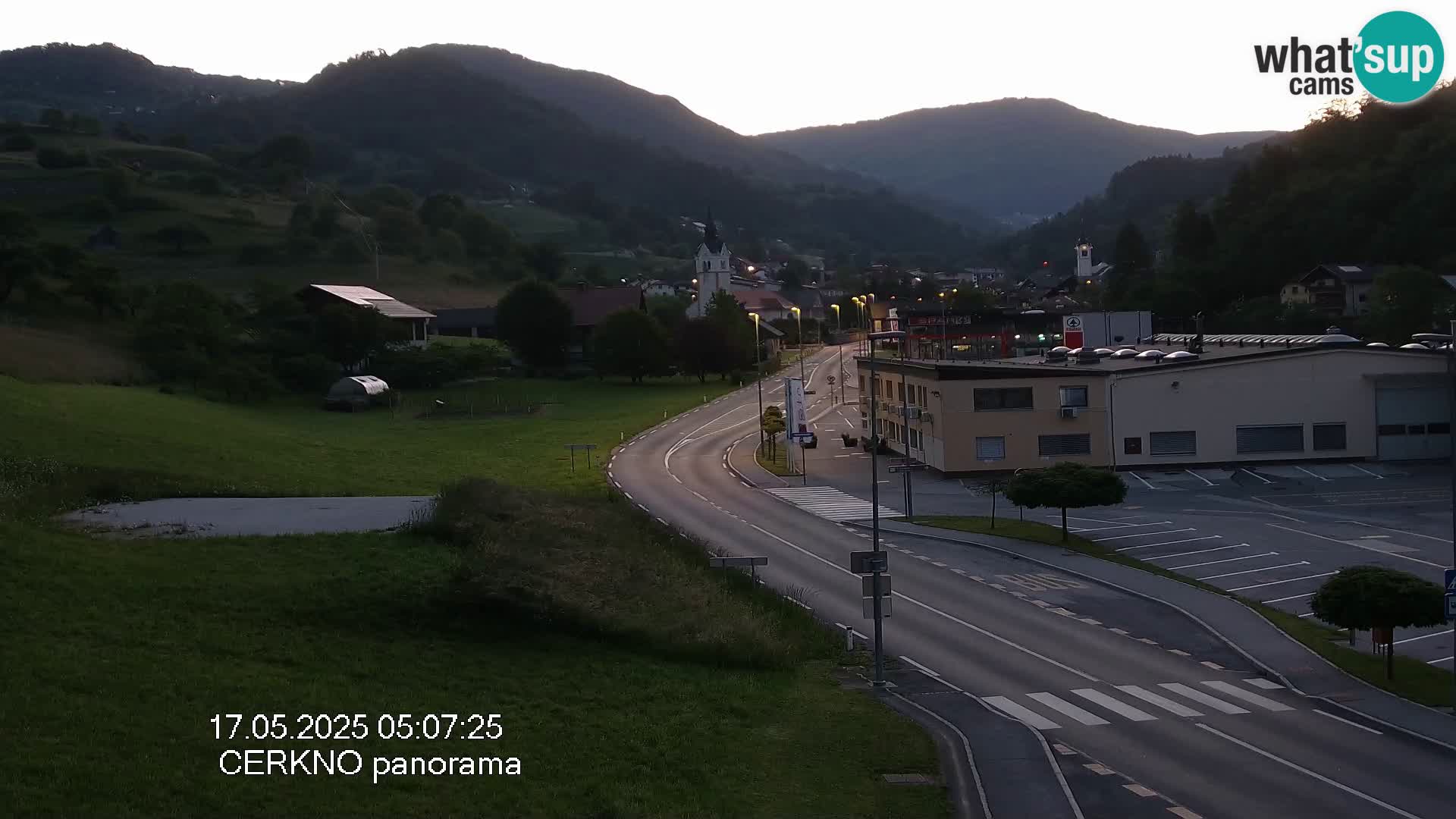 Cerkno ulaz u grad – Kamera uživo