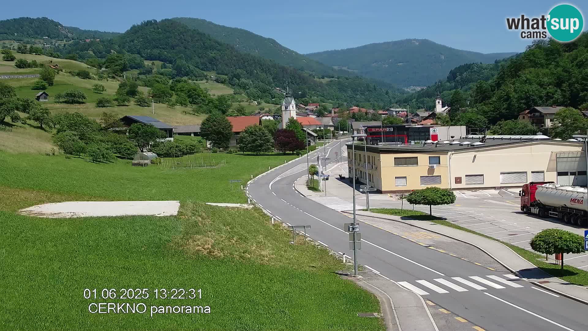 Cerkno ulaz u grad – Kamera uživo