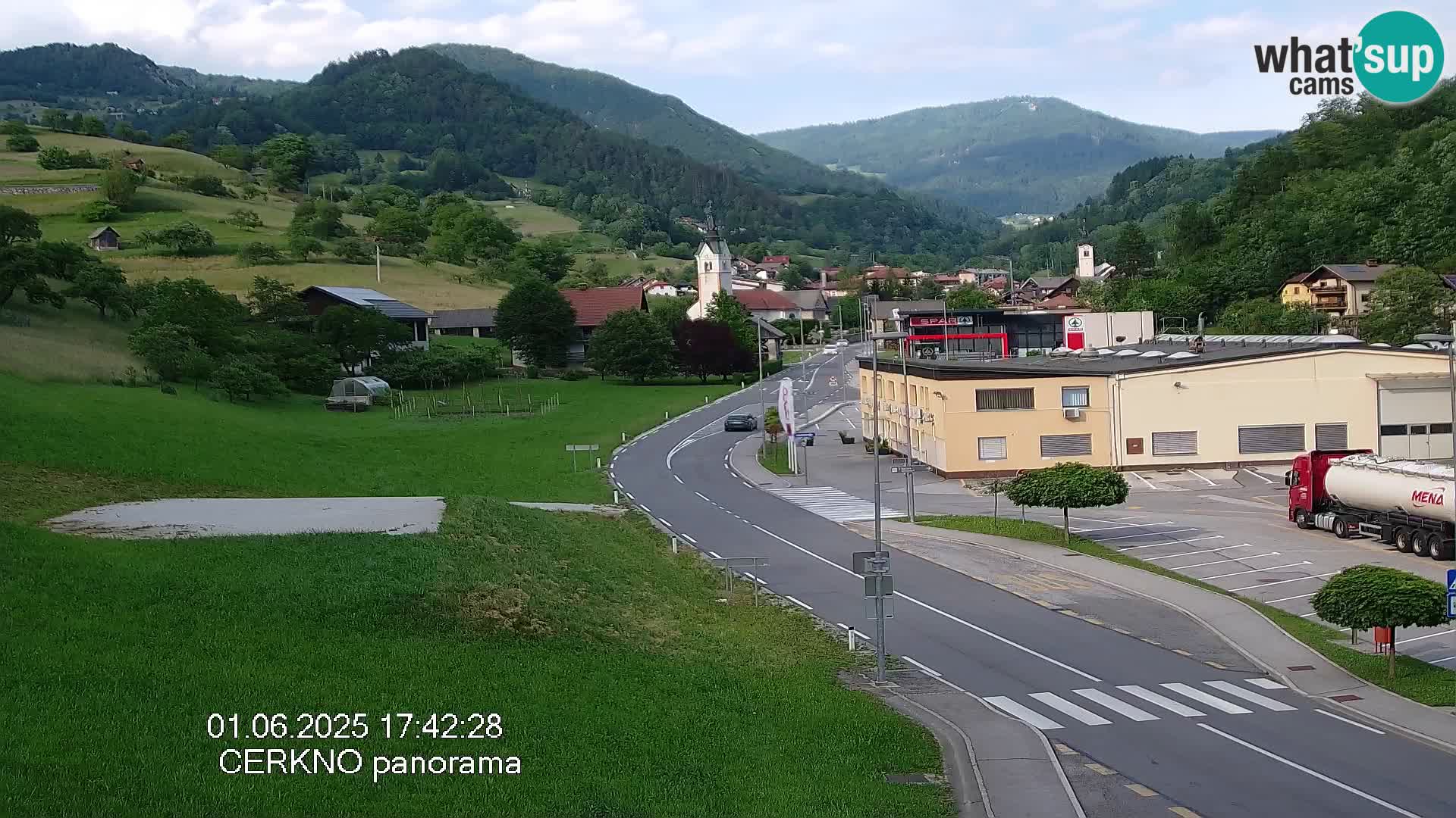 Cerkno ulaz u grad – Kamera uživo