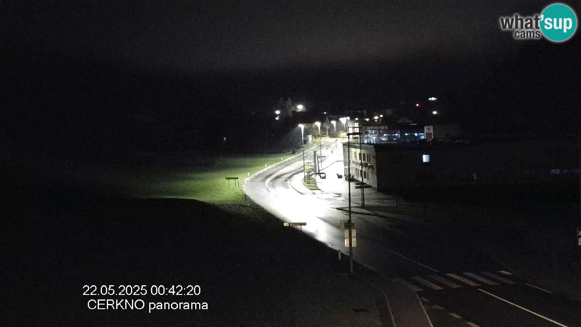 Cerkno city entrance Live Webcam