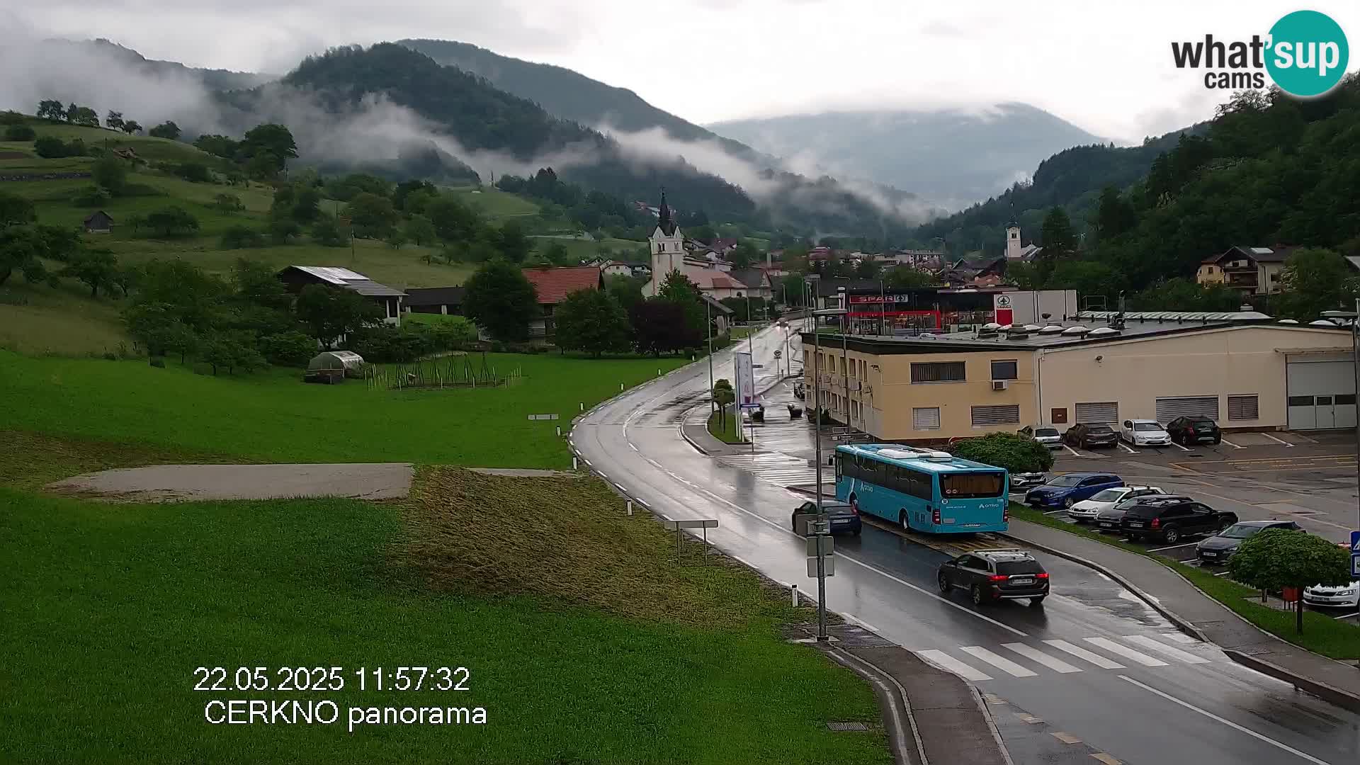 Webcam Ingresso Città di Cerkno