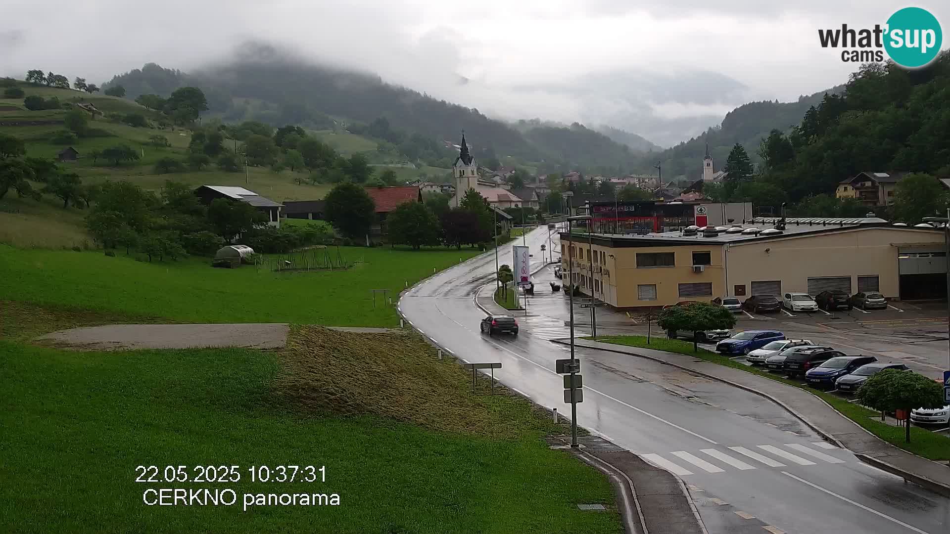 Cerkno Stadteingang Live-Webcam