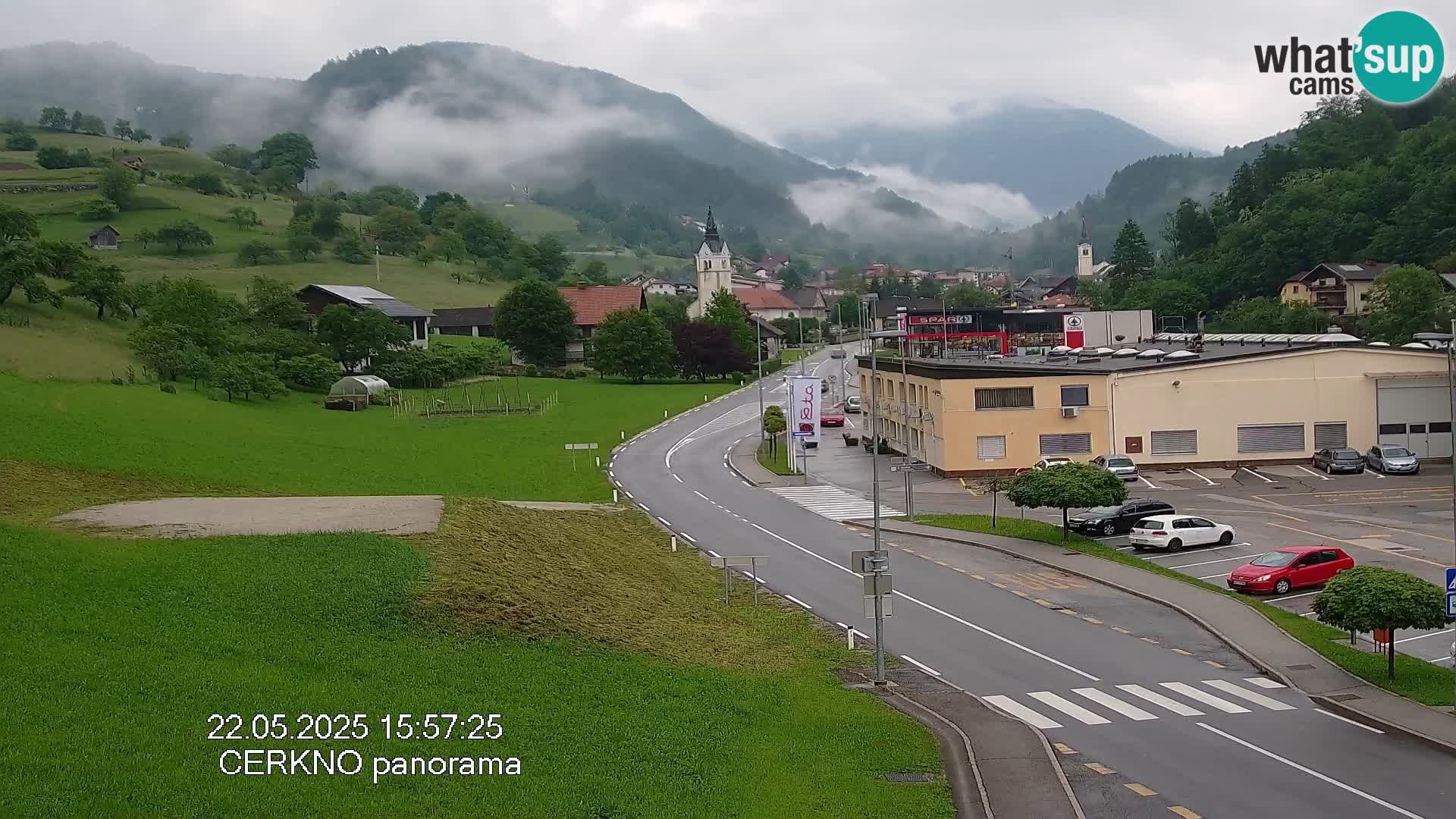 Webcam Ingresso Città di Cerkno