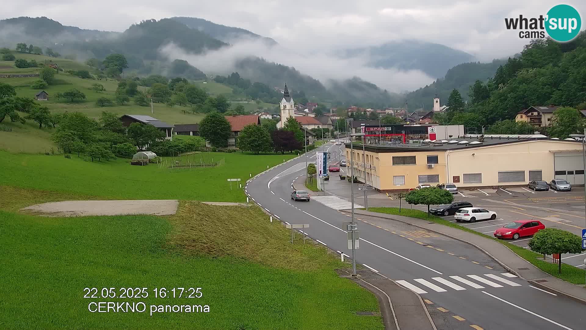Cerkno ulaz u grad – Kamera uživo