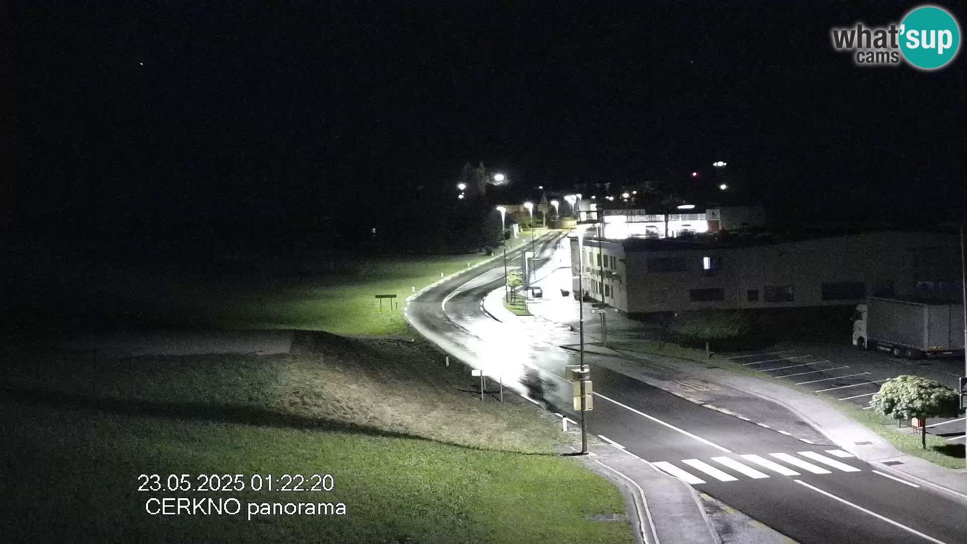 Cerkno entrada a la ciudad Webcam en vivo