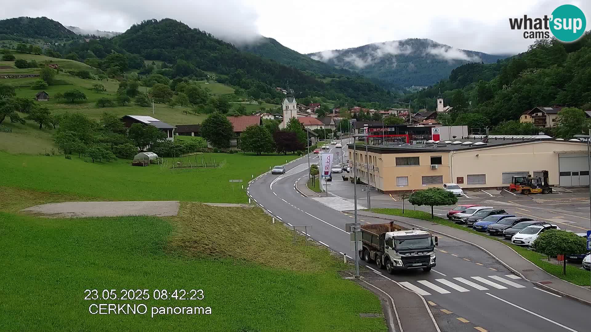 Cerkno ulaz u grad – Kamera uživo