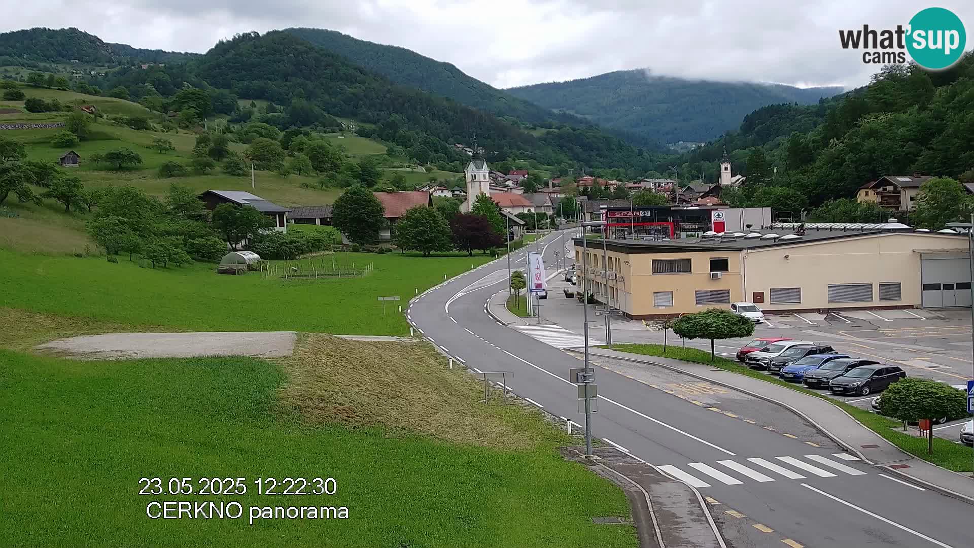 Cerkno ulaz u grad – Kamera uživo