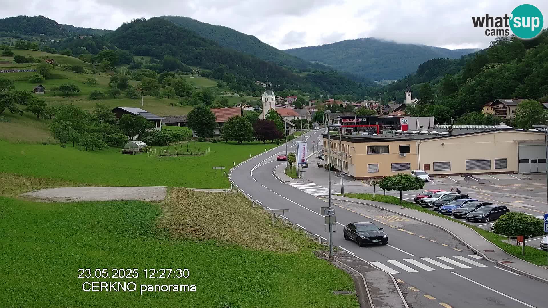 Cerkno ulaz u grad – Kamera uživo