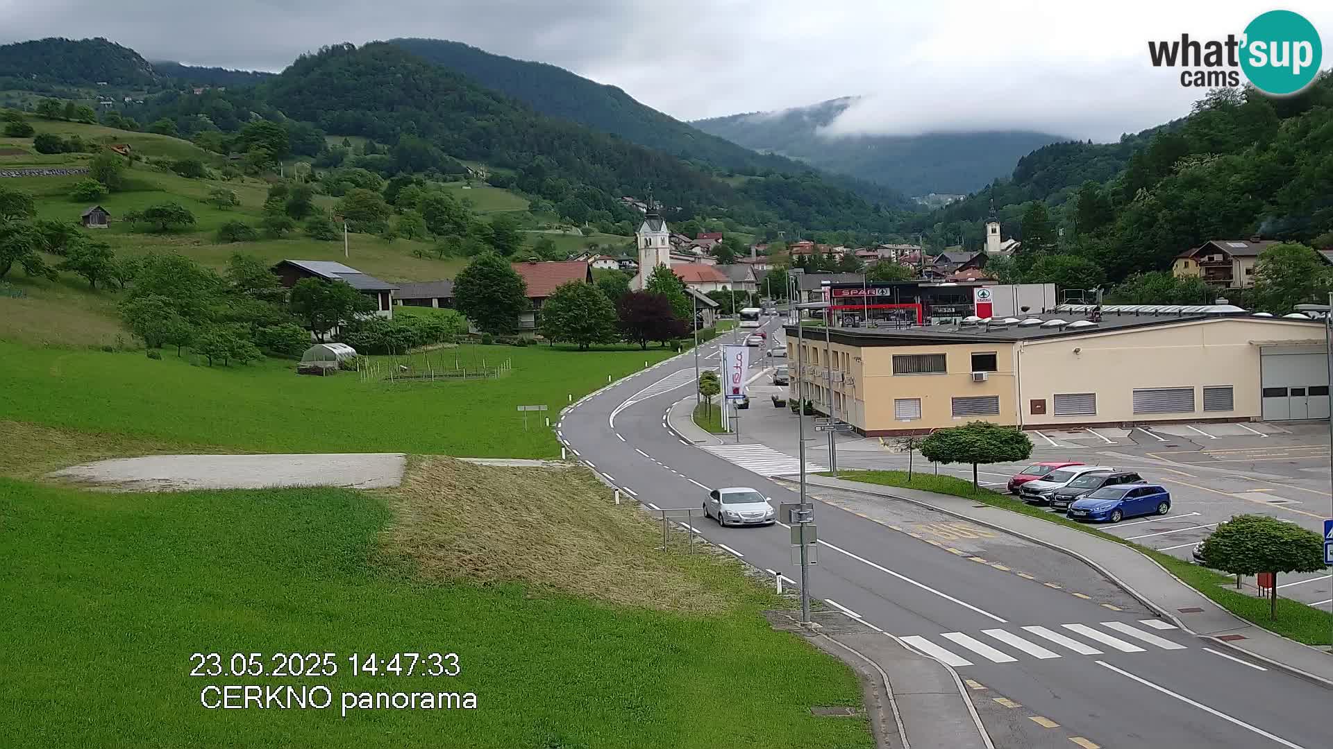 Cerkno ulaz u grad – Kamera uživo