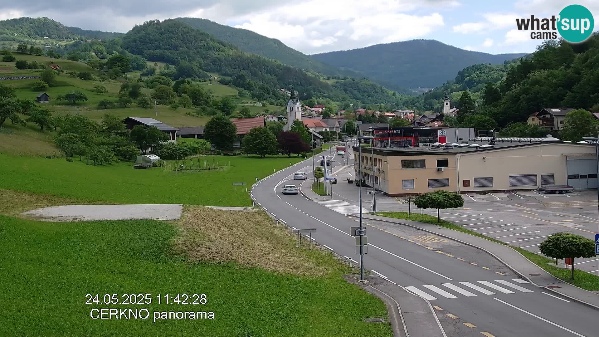 Cerkno Stadteingang Live-Webcam