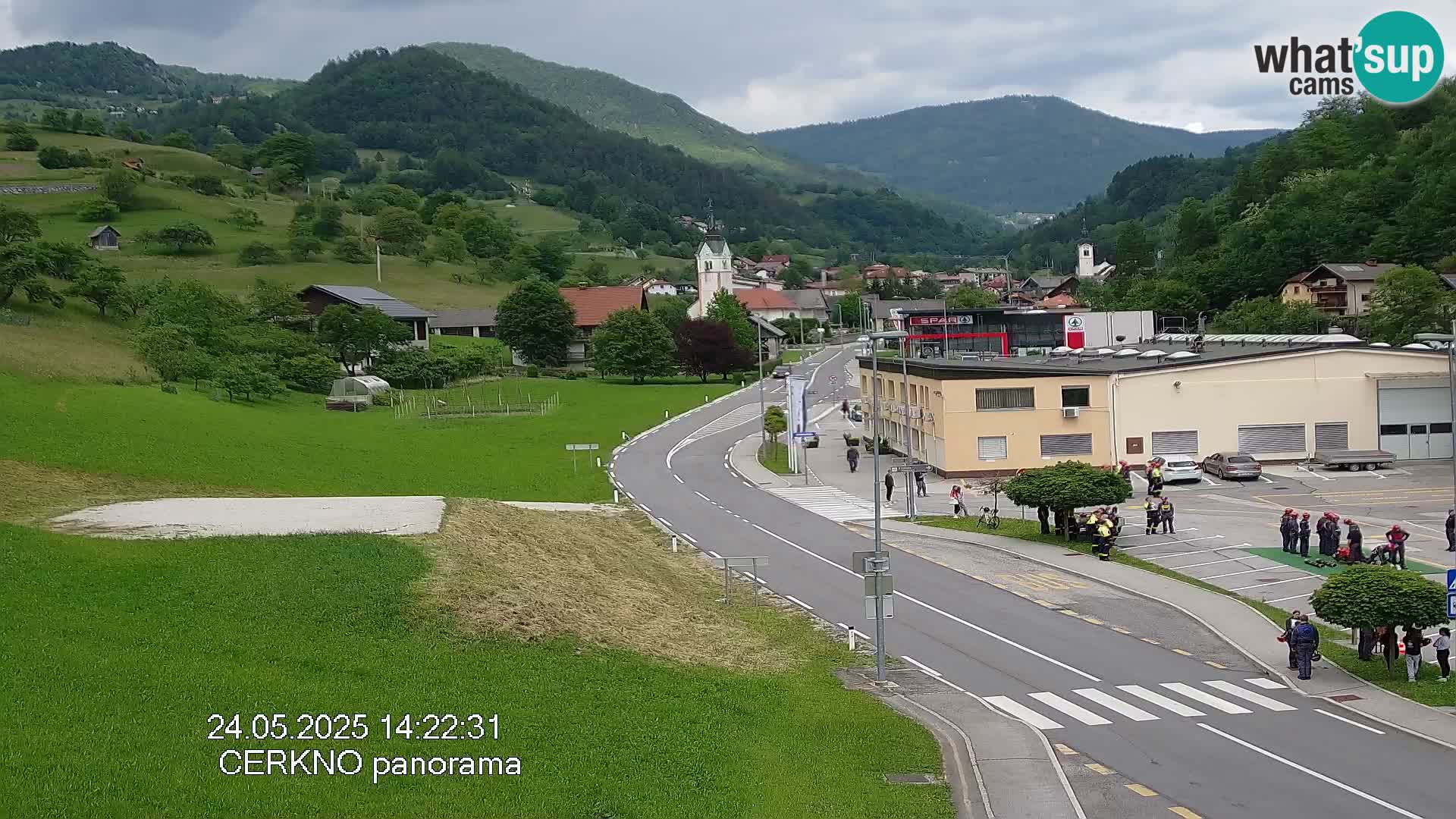 Cerkno ulaz u grad – Kamera uživo
