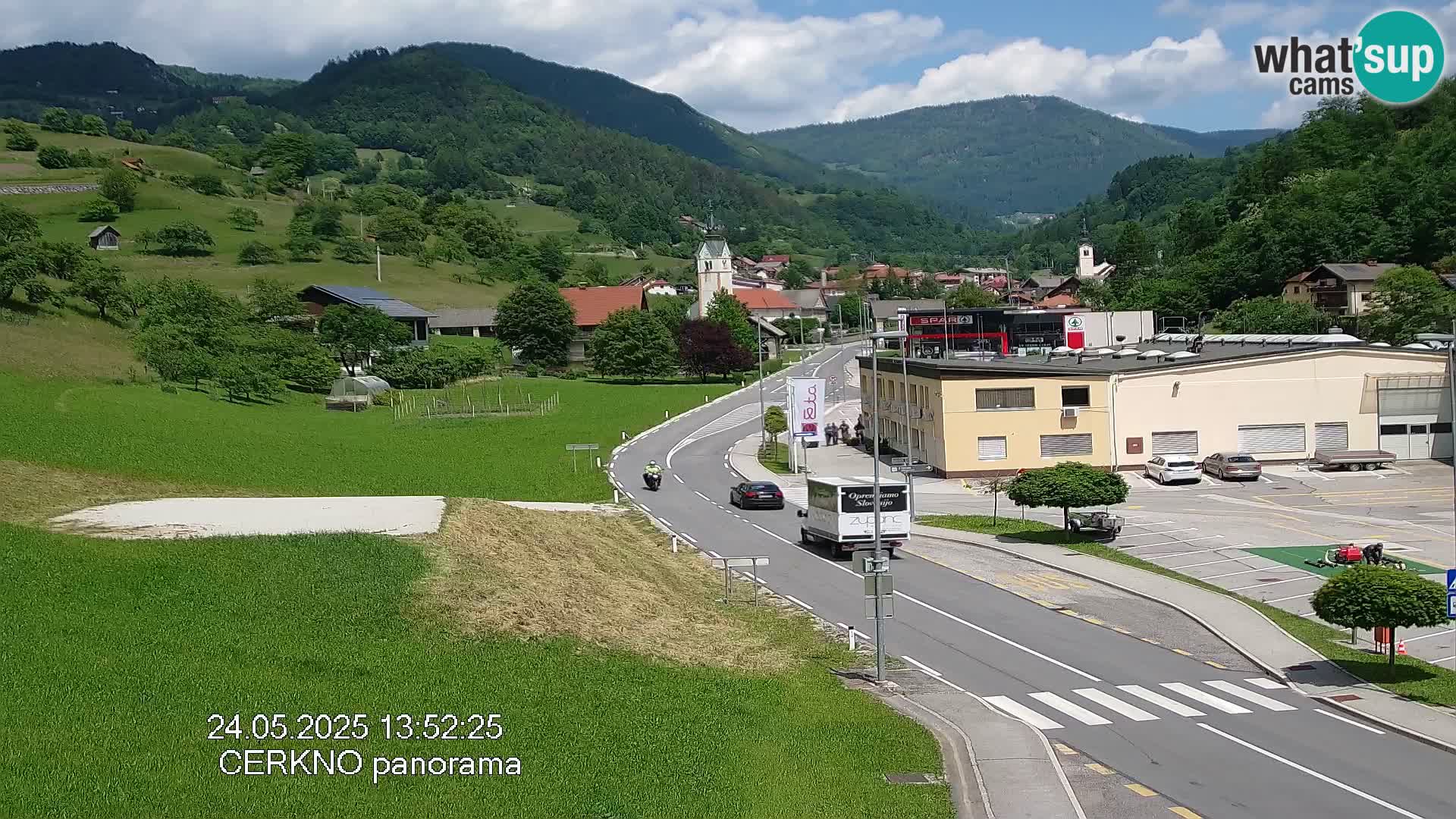 Cerkno Stadteingang Live-Webcam