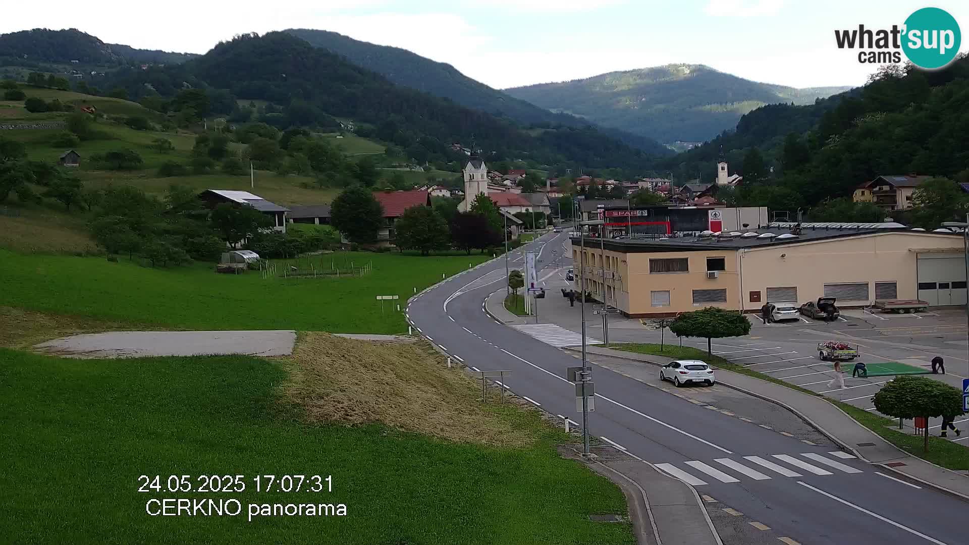 Cerkno Stadteingang Live-Webcam