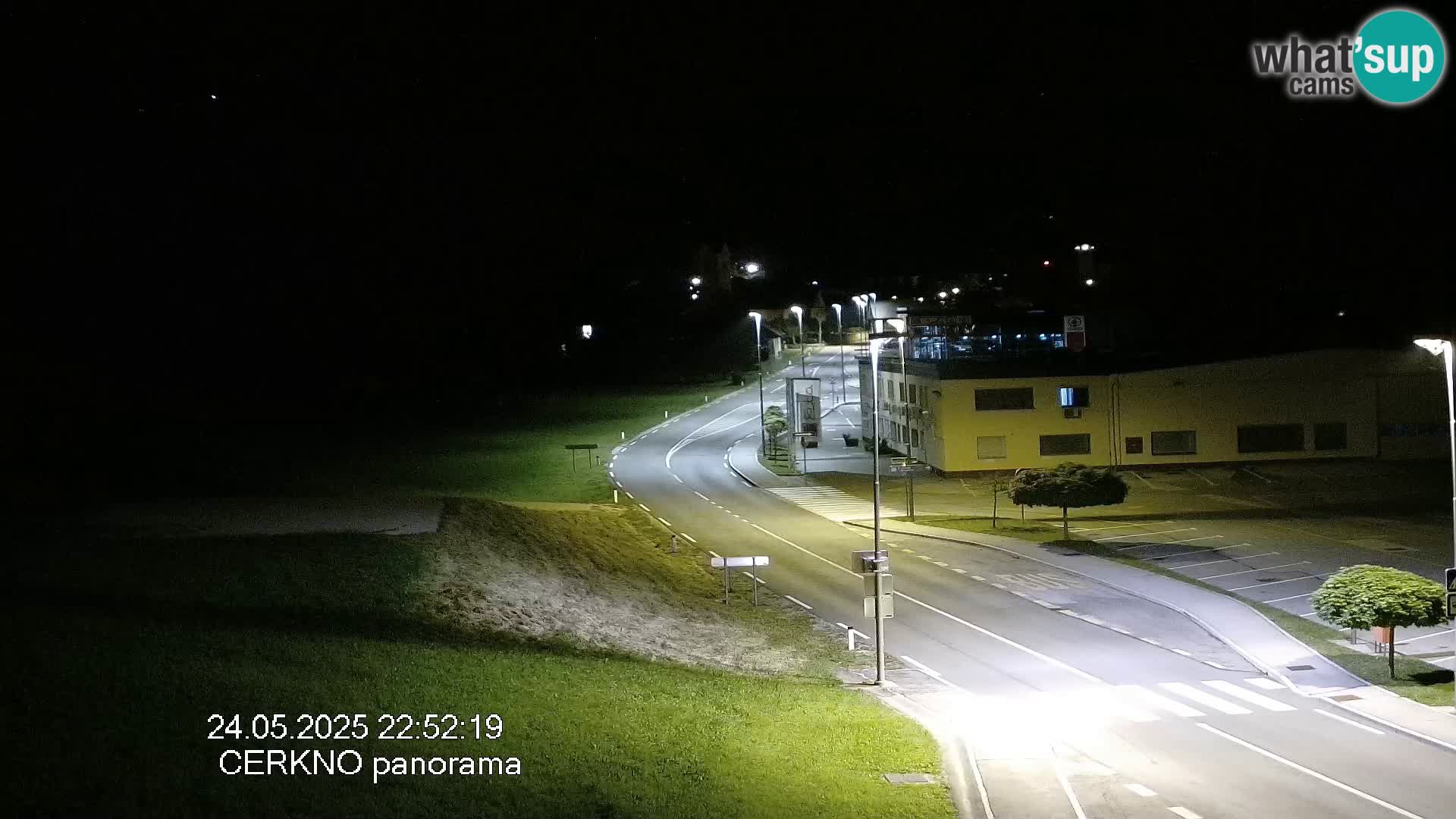Cerkno entrada a la ciudad Webcam en vivo