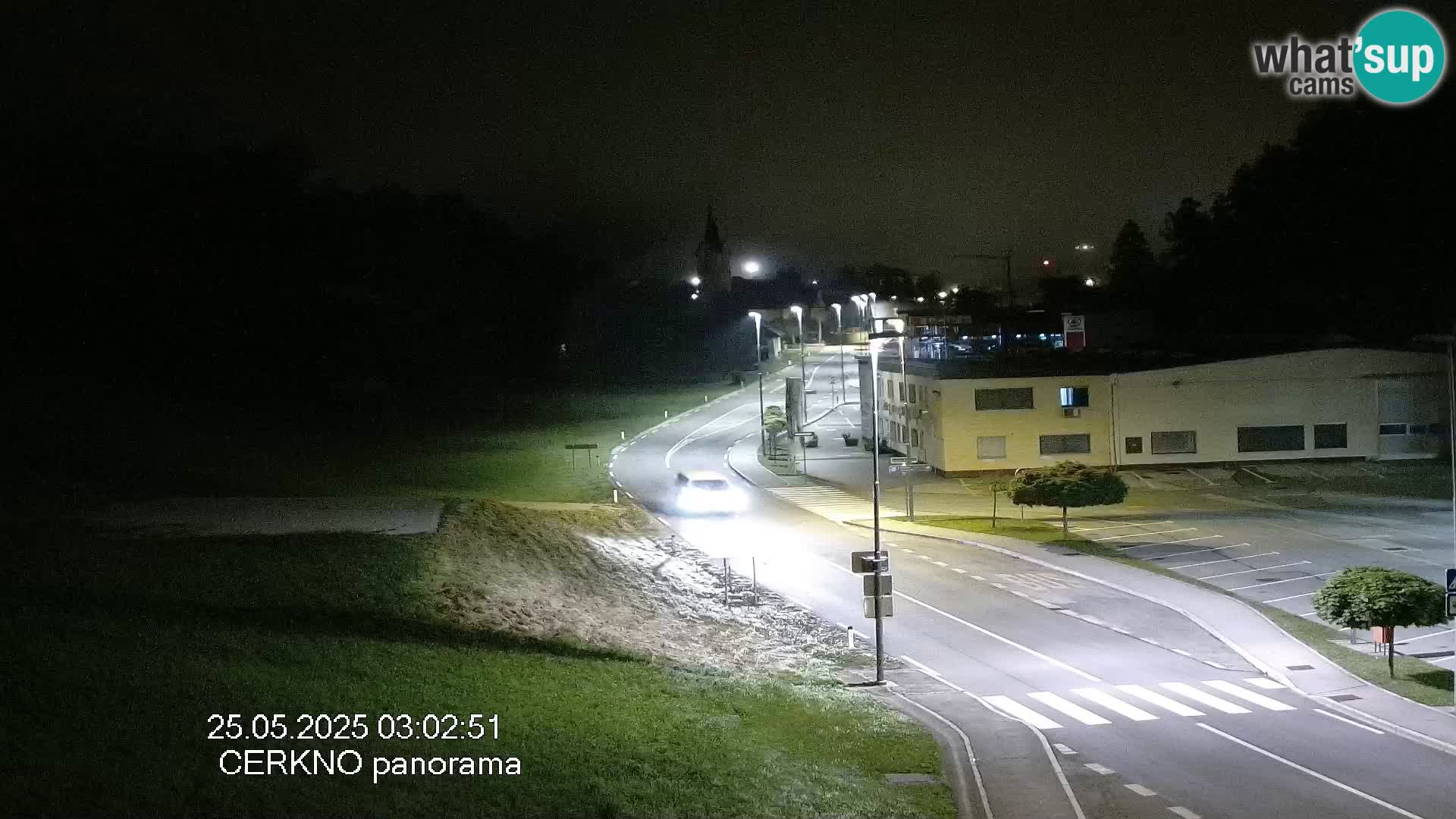 Webcam en direct – Entrée de la ville de Cerkno