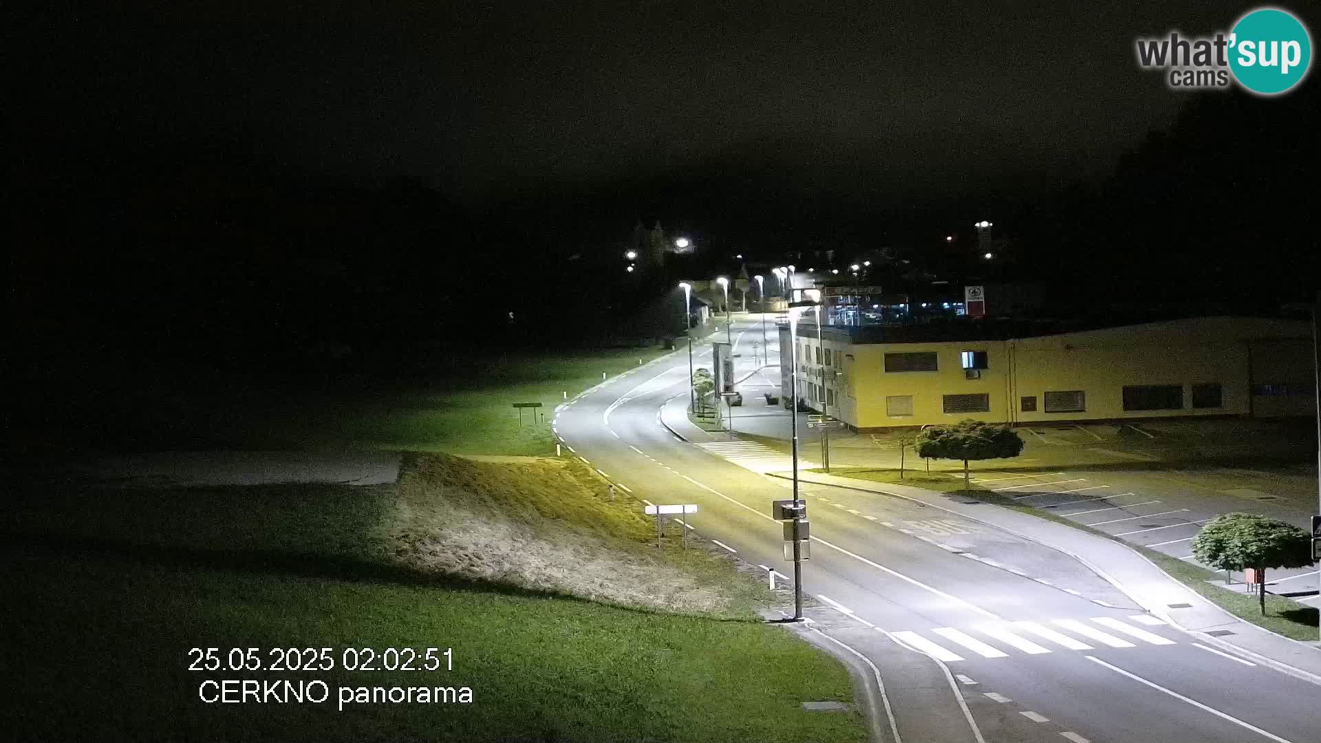Webcam en direct – Entrée de la ville de Cerkno