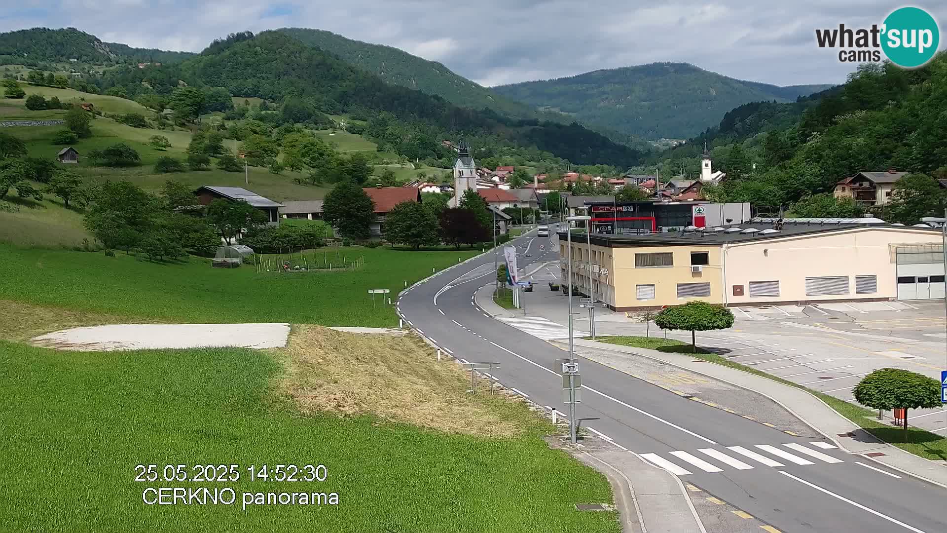 Cerkno ulaz u grad – Kamera uživo