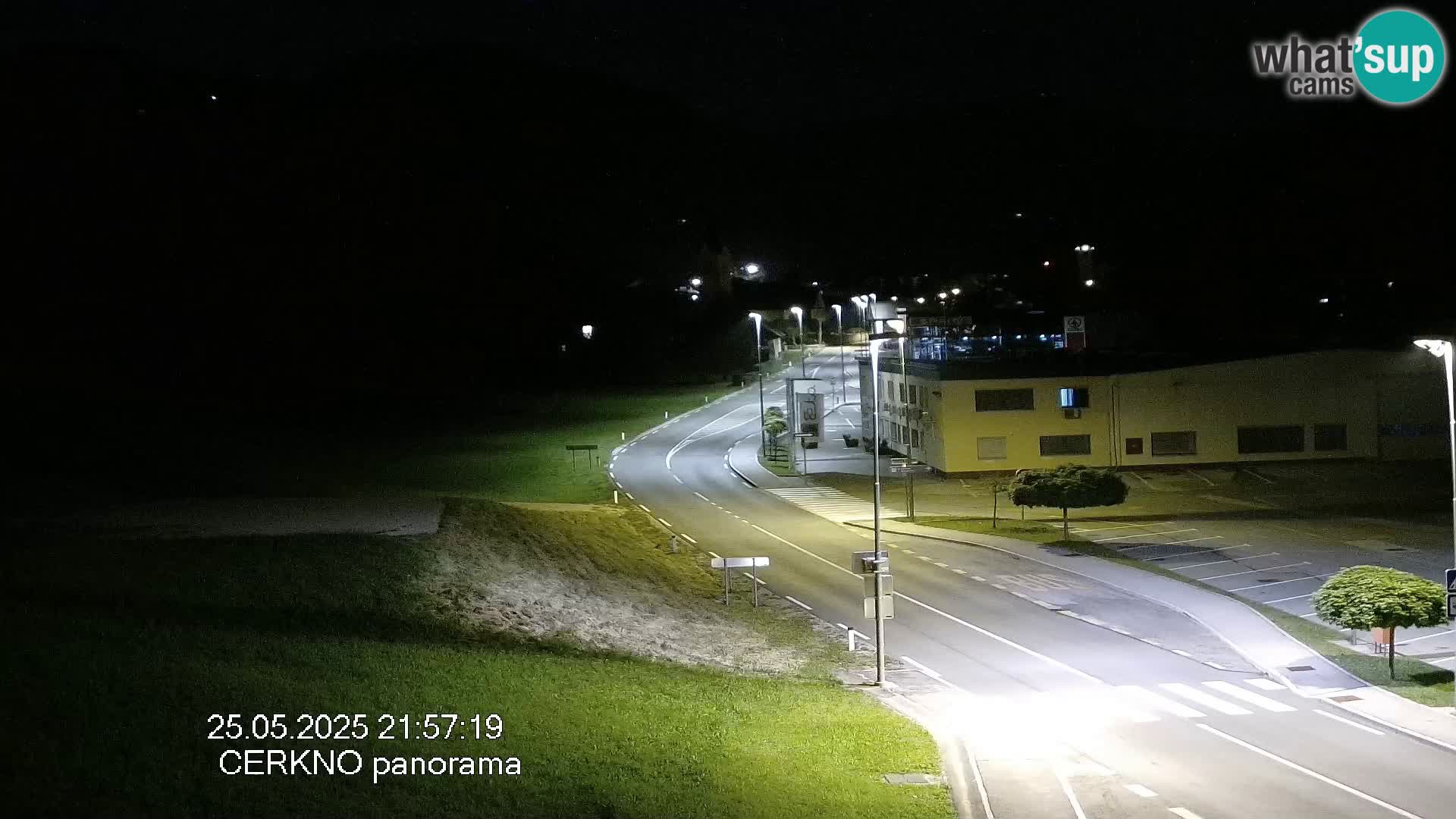 Cerkno city entrance Live Webcam