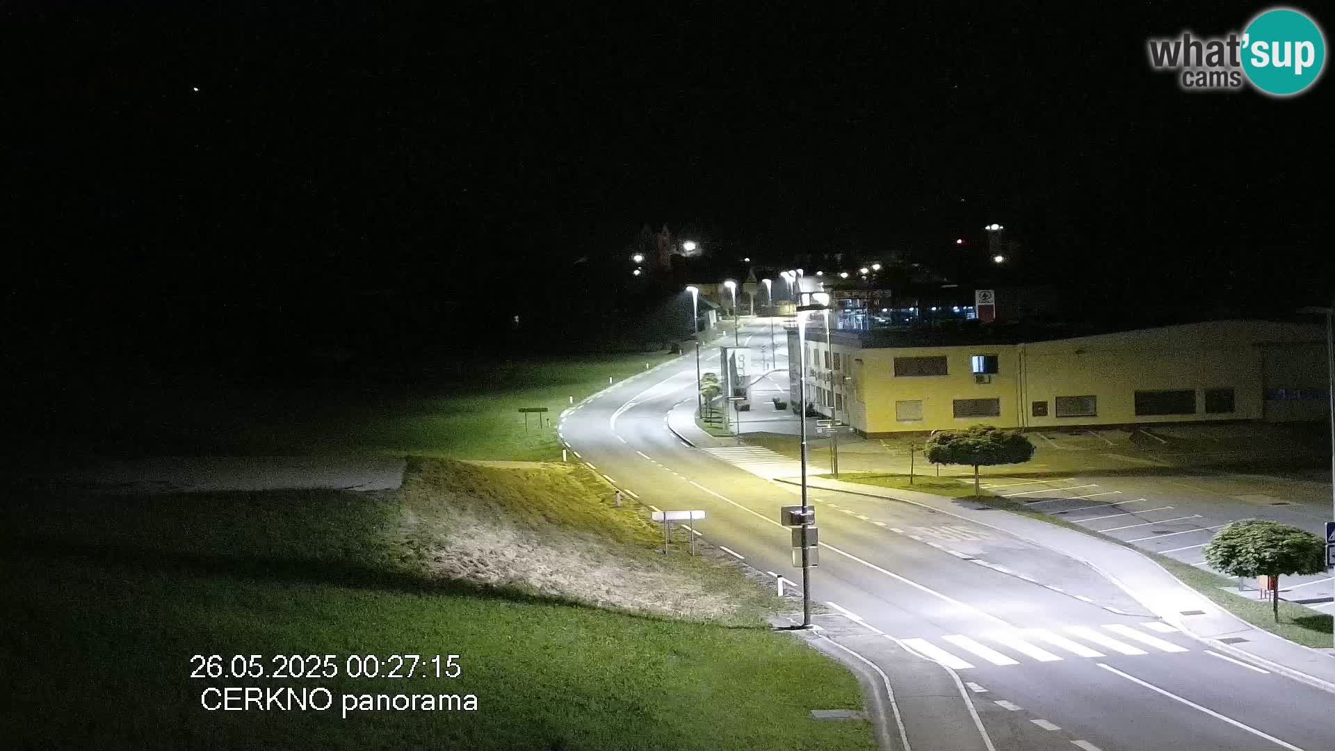 Cerkno entrada a la ciudad Webcam en vivo