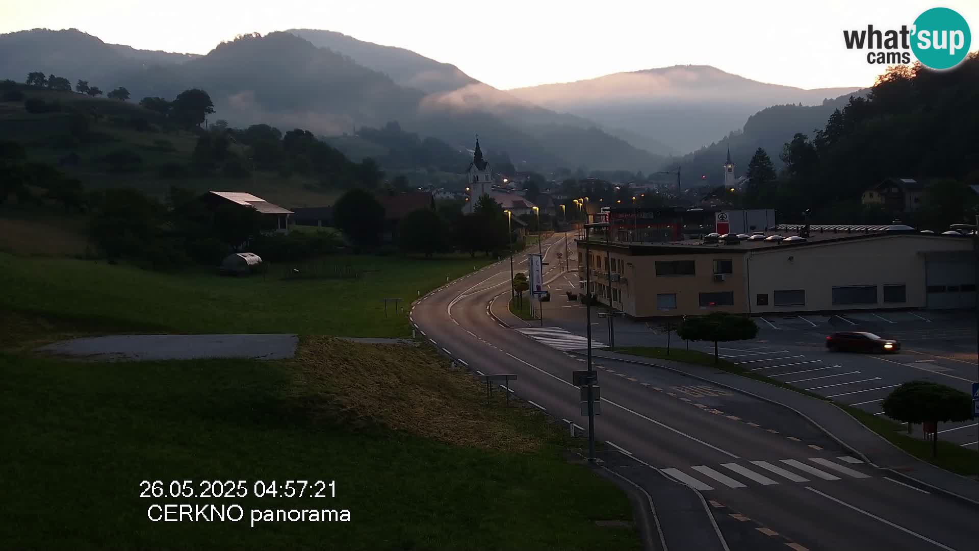 Cerkno ulaz u grad – Kamera uživo