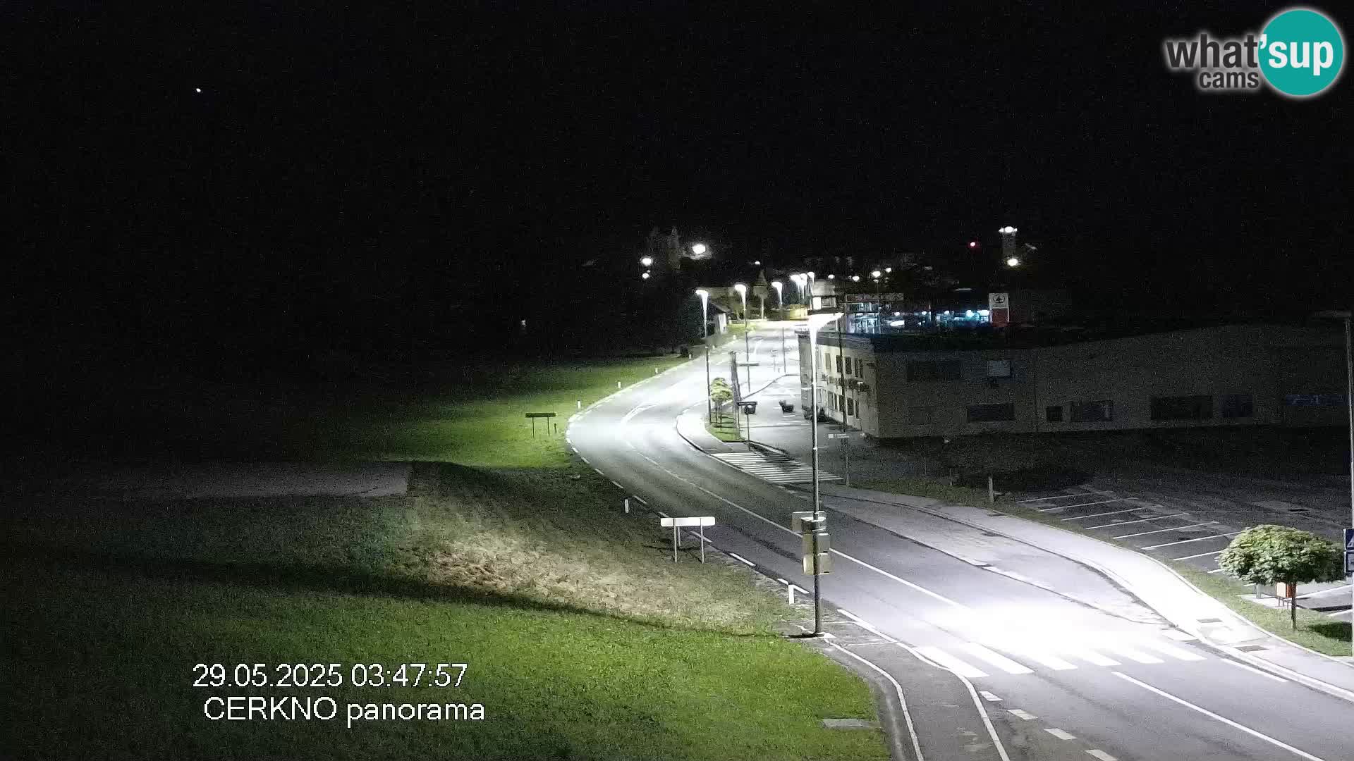 Cerkno entrada a la ciudad Webcam en vivo