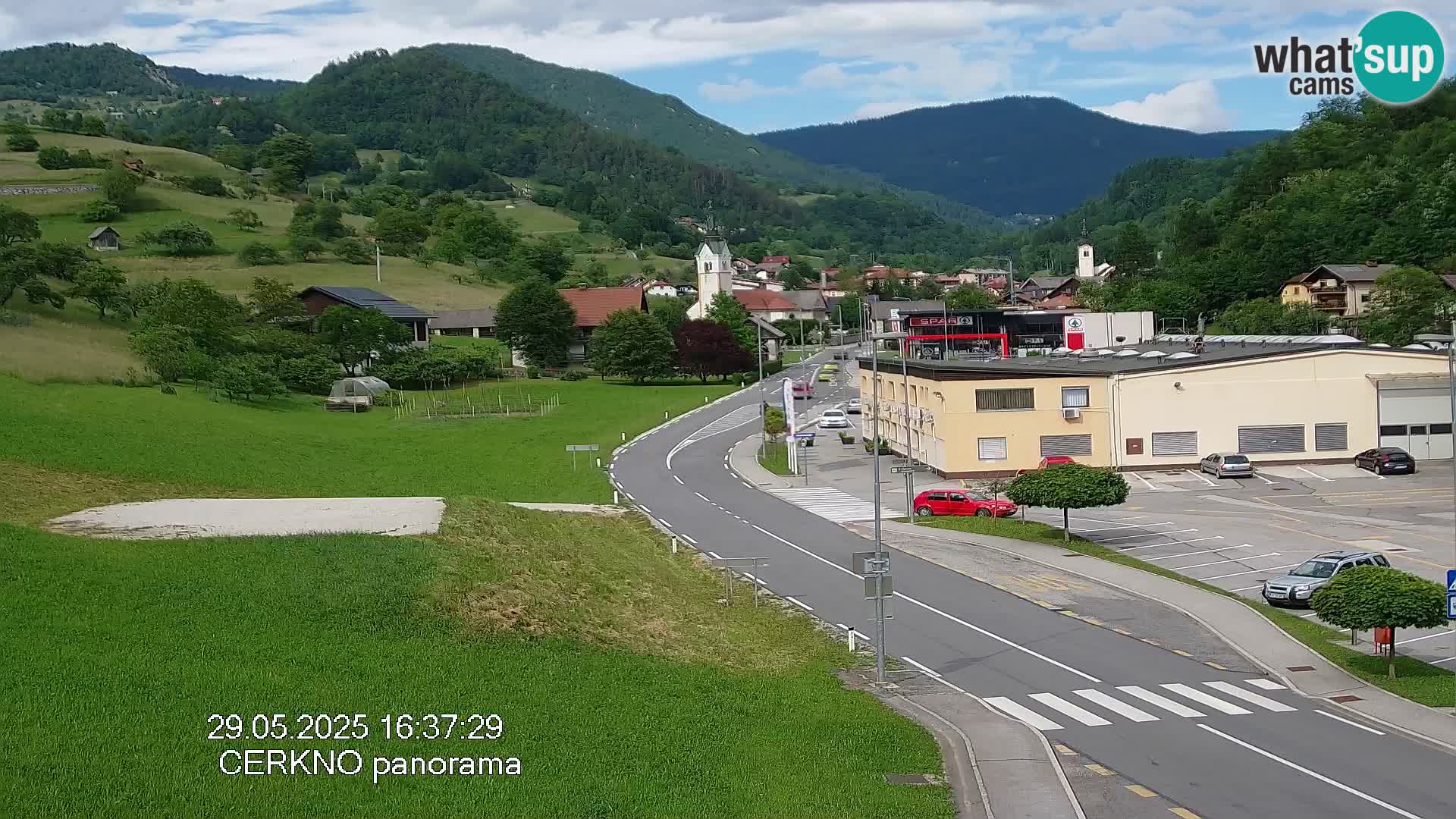 Cerkno Stadteingang Live-Webcam