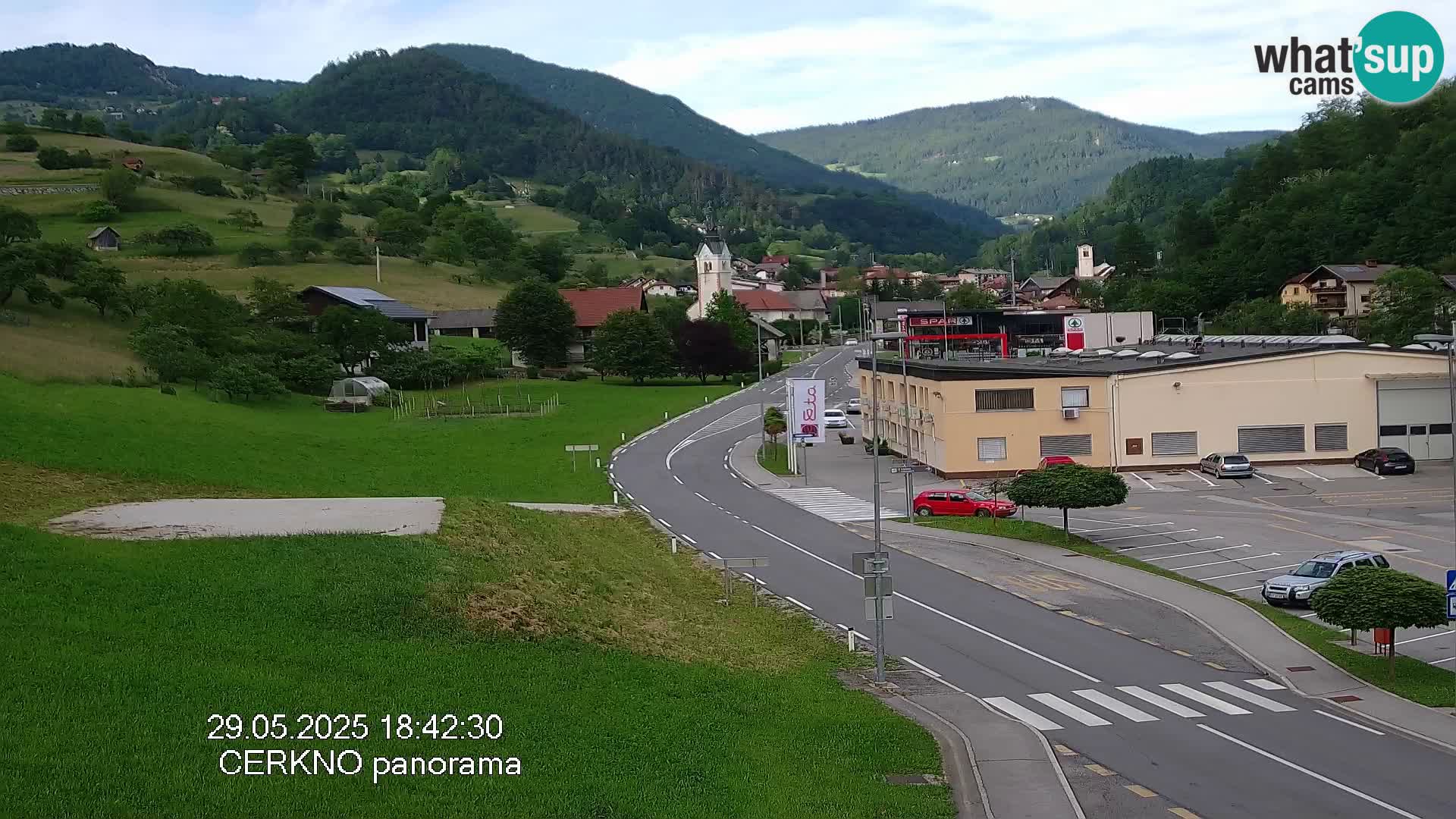 Cerkno Stadteingang Live-Webcam