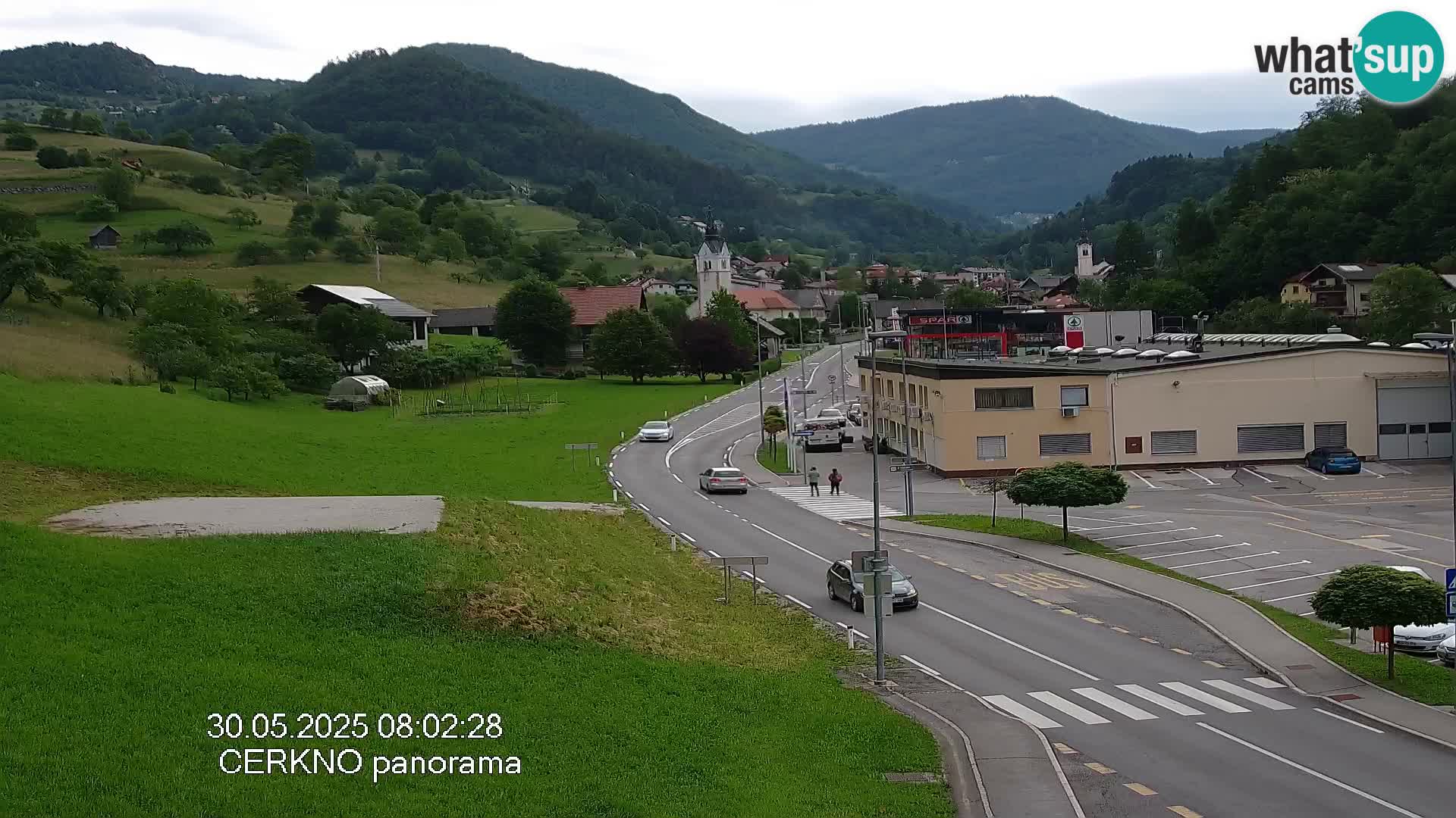 Cerkno ulaz u grad – Kamera uživo