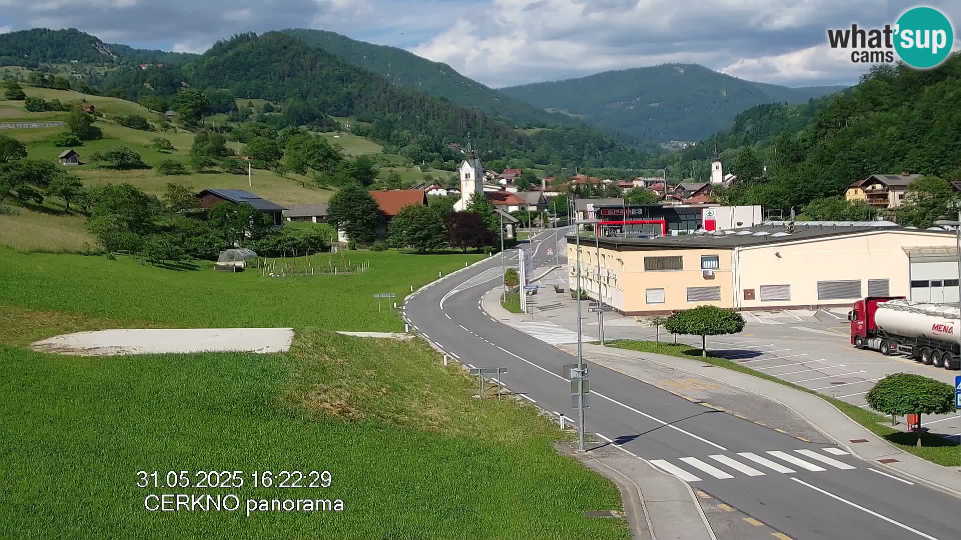 Cerkno Stadteingang Live-Webcam