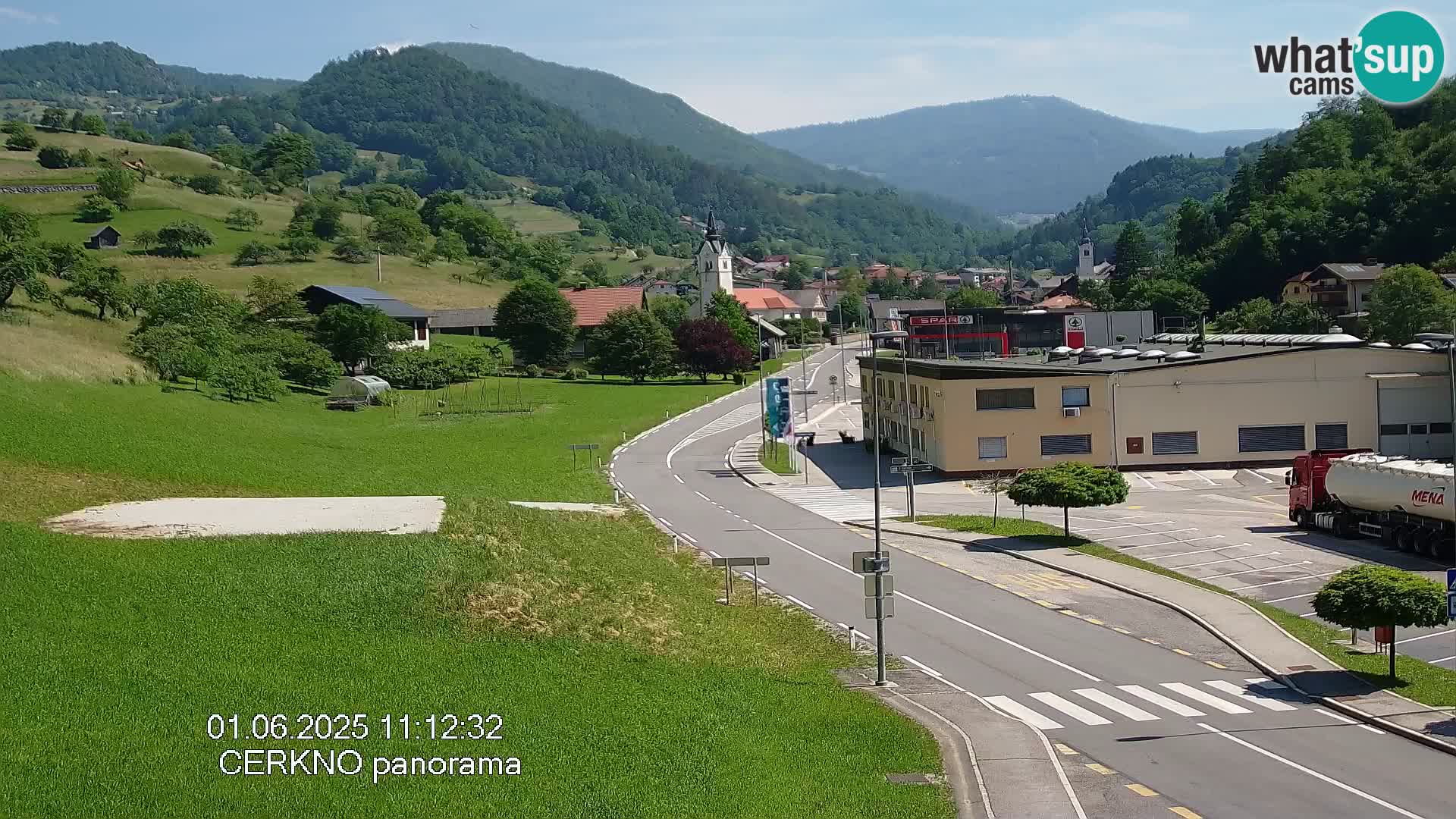 Cerkno ulaz u grad – Kamera uživo