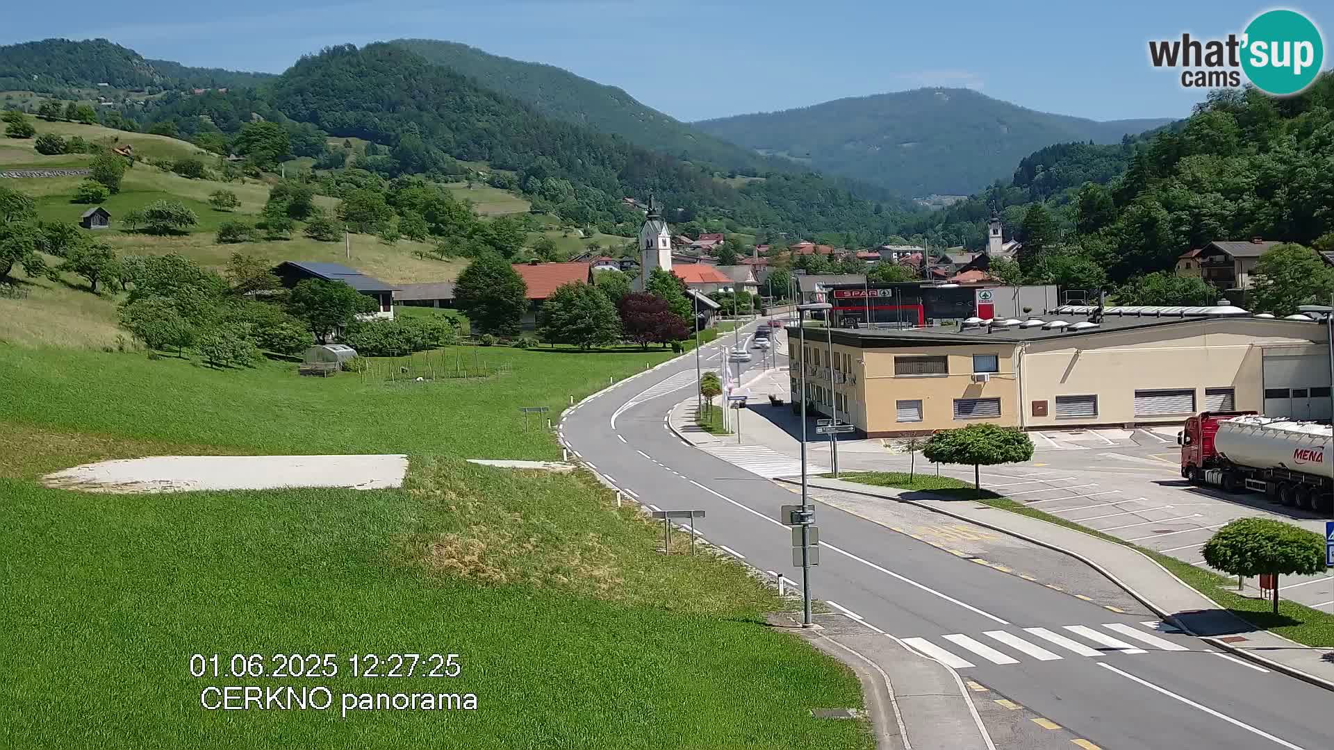 Cerkno ulaz u grad – Kamera uživo