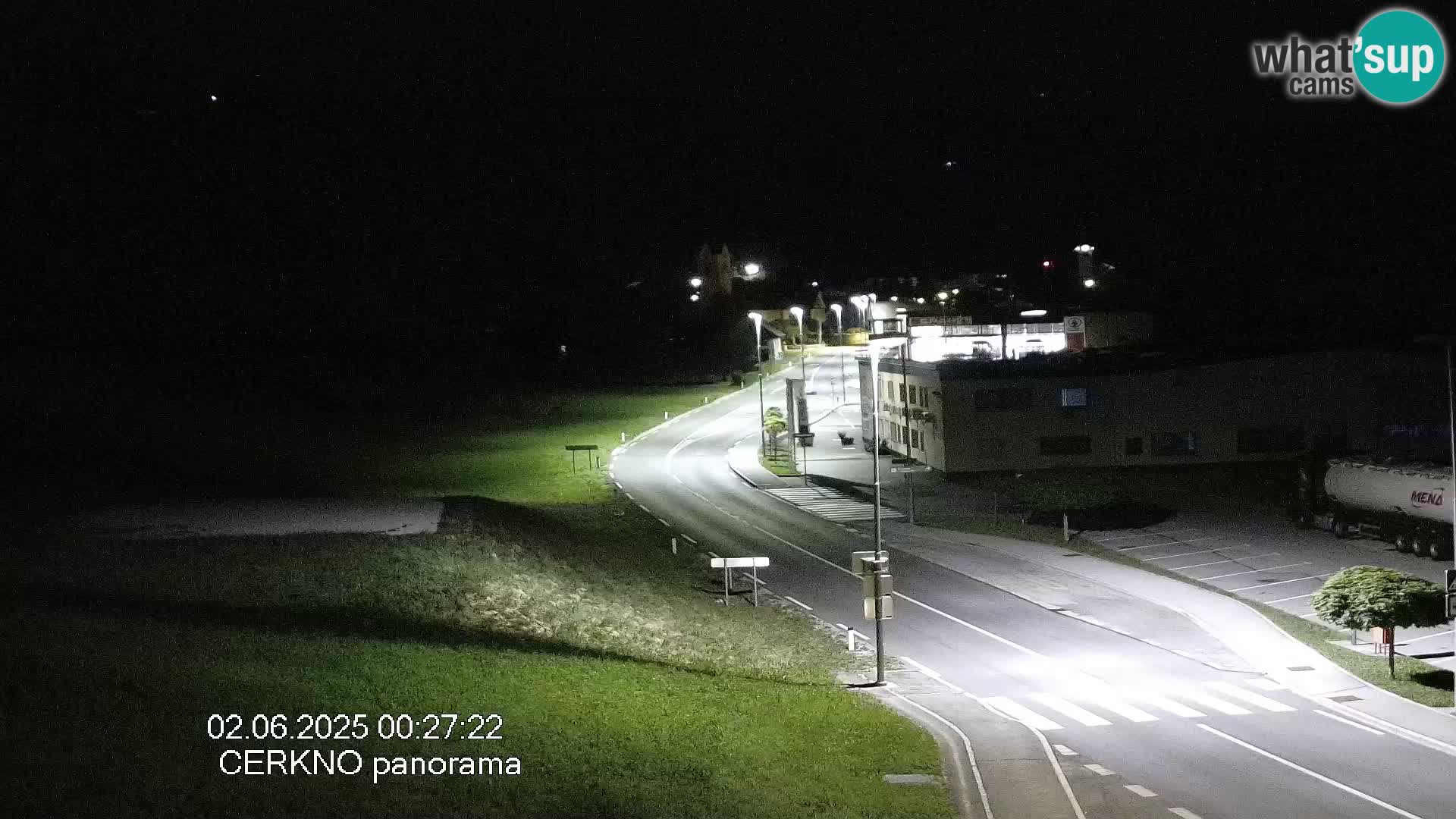 Cerkno entrada a la ciudad Webcam en vivo
