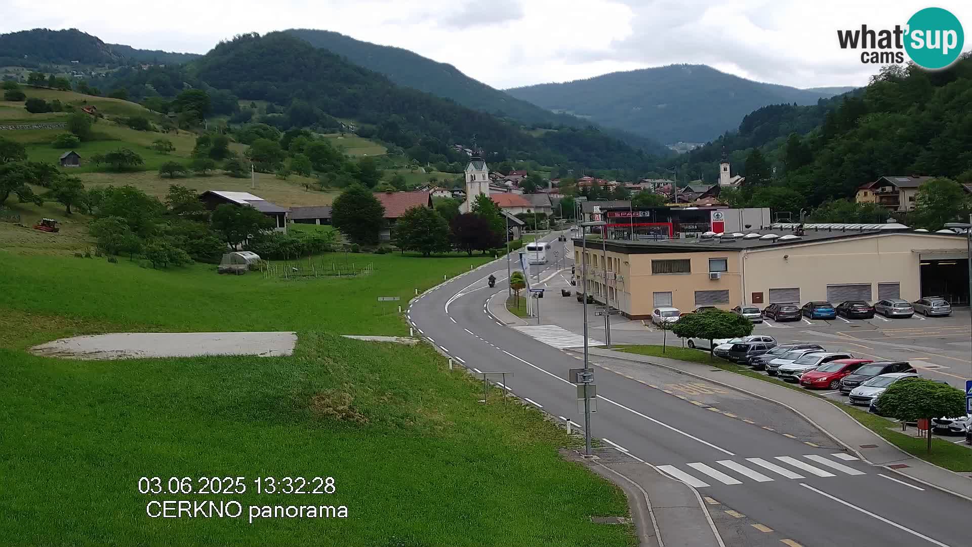 Cerkno ulaz u grad – Kamera uživo