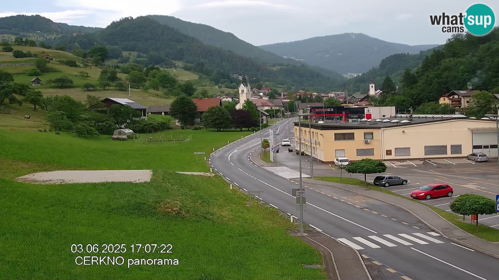 Cerkno Stadteingang Live-Webcam