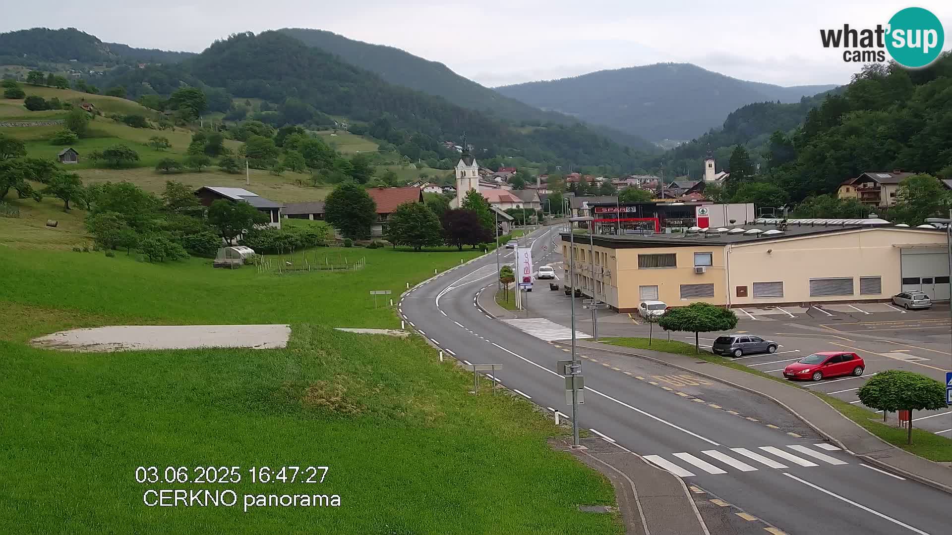 Cerkno ulaz u grad – Kamera uživo