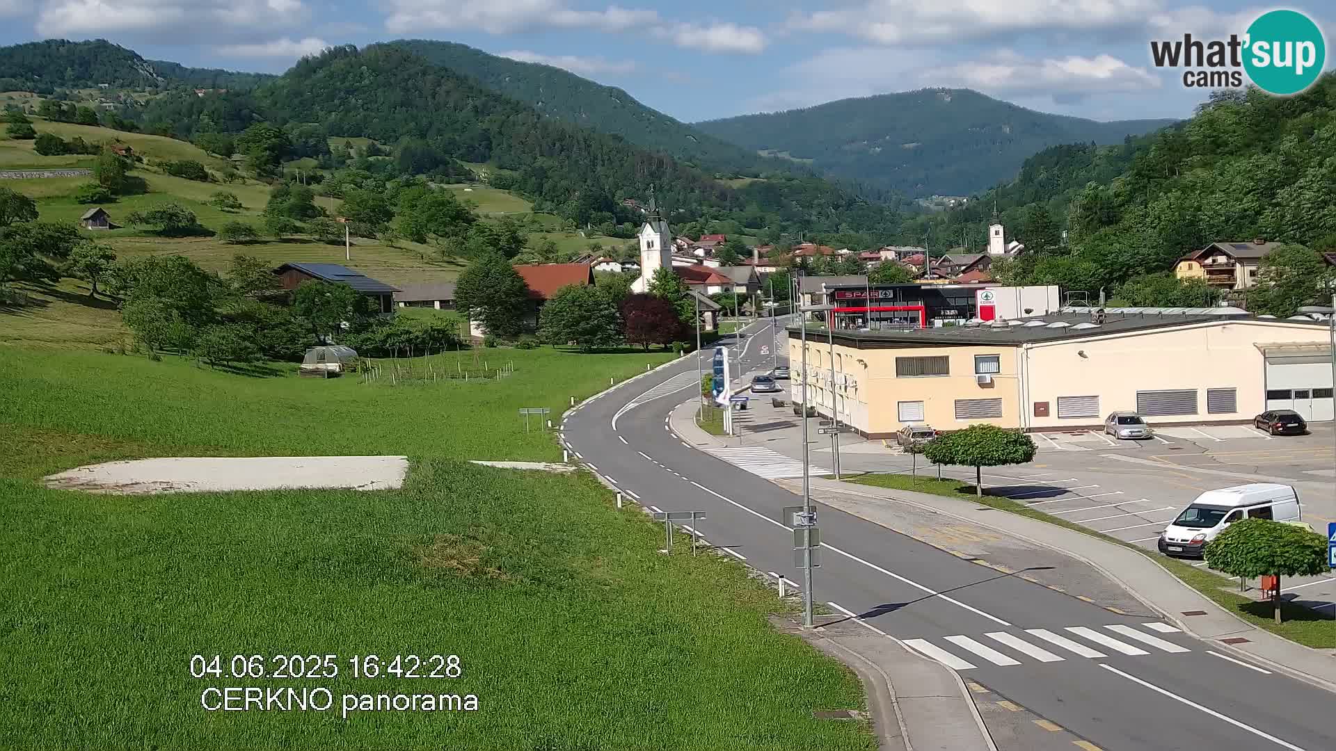 Cerkno ulaz u grad – Kamera uživo