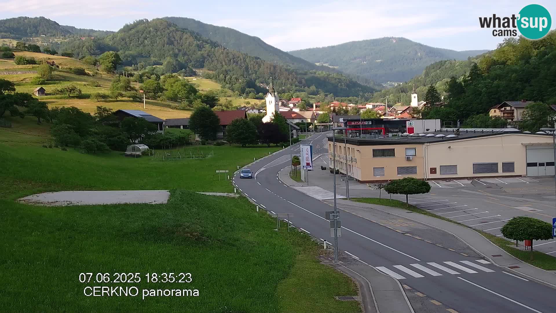Cerkno Stadteingang Live-Webcam