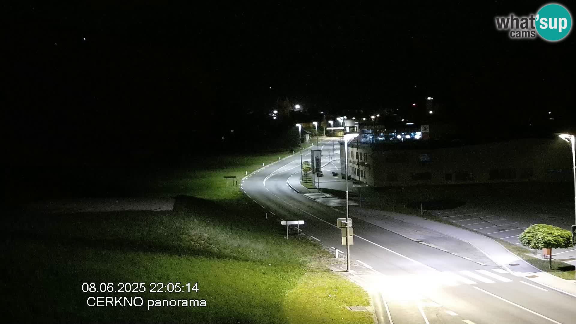 Webcam en direct – Entrée de la ville de Cerkno