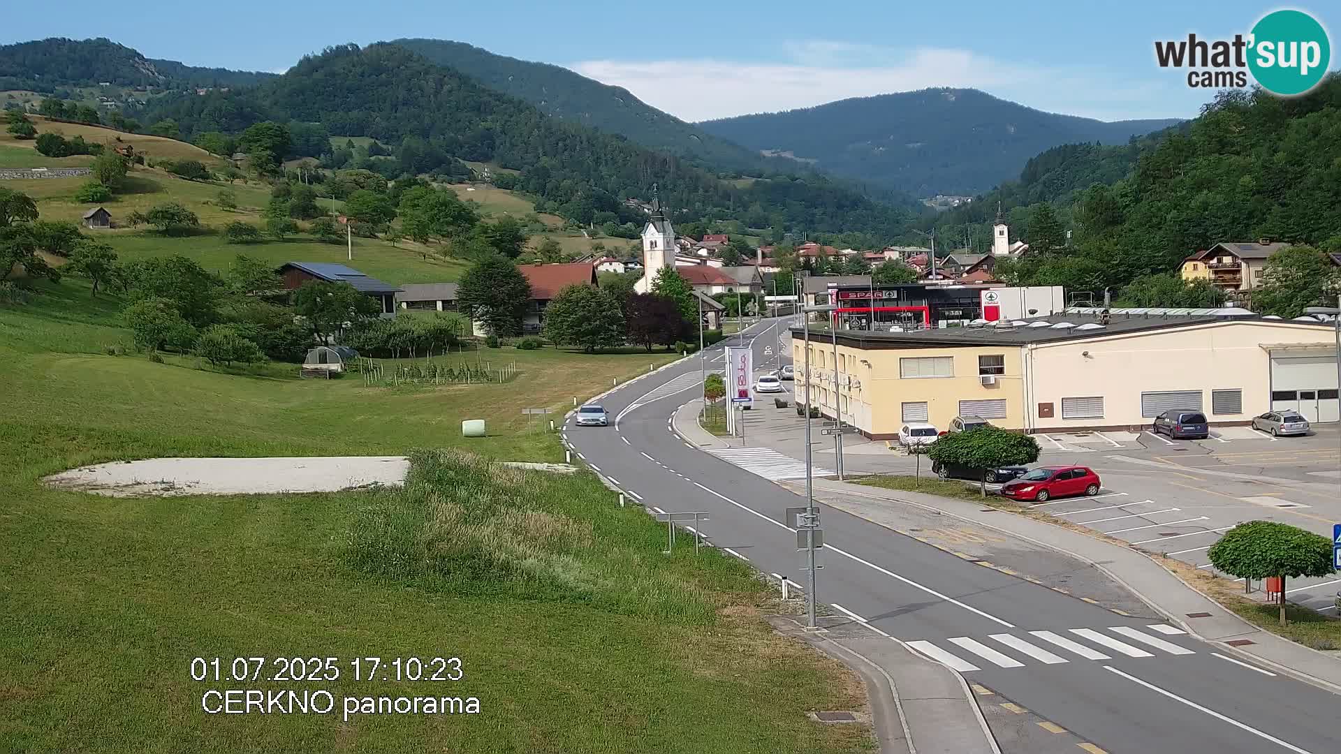 Cerkno ulaz u grad – Kamera uživo