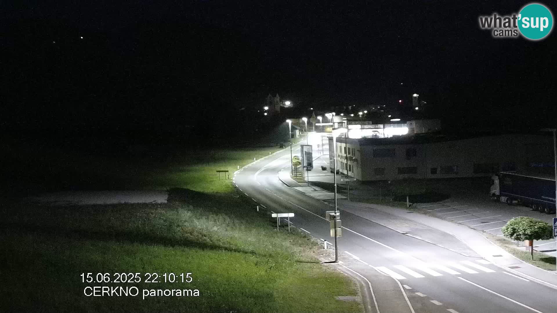 Cerkno entrada a la ciudad Webcam en vivo