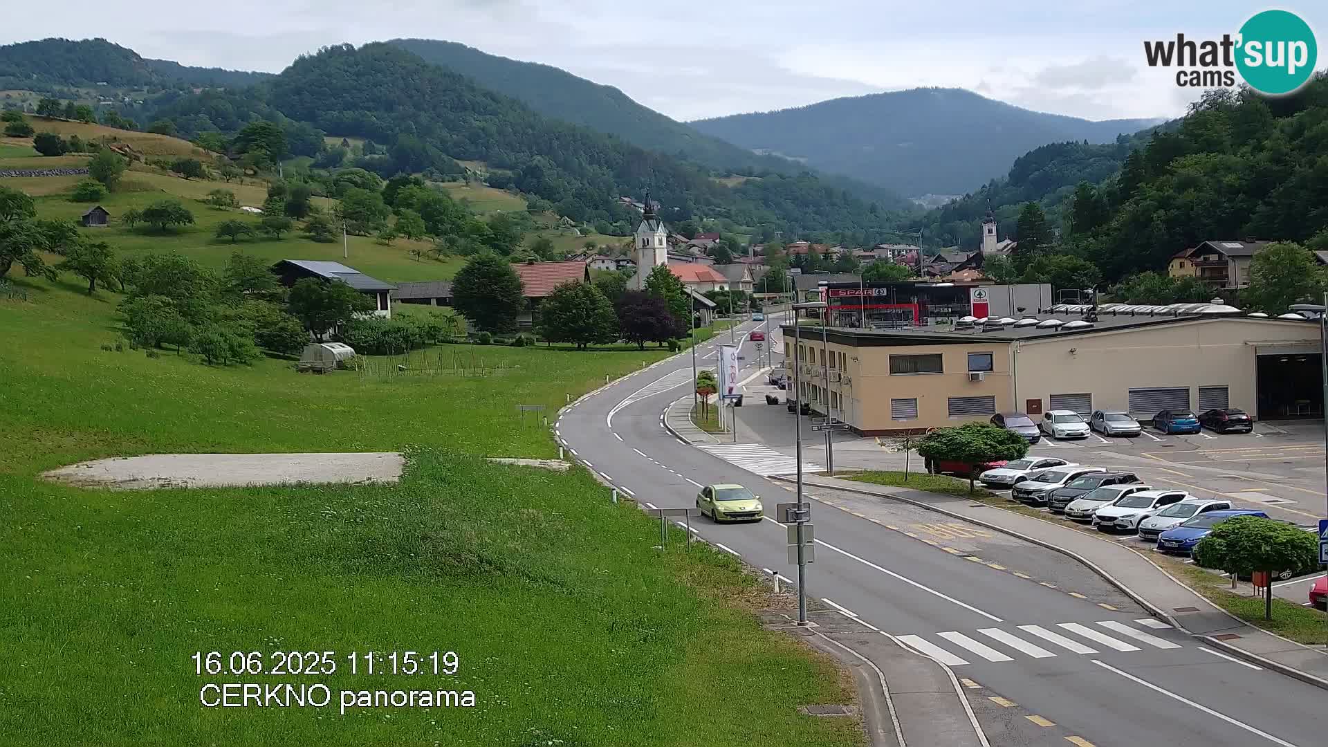 Cerkno Stadteingang Live-Webcam