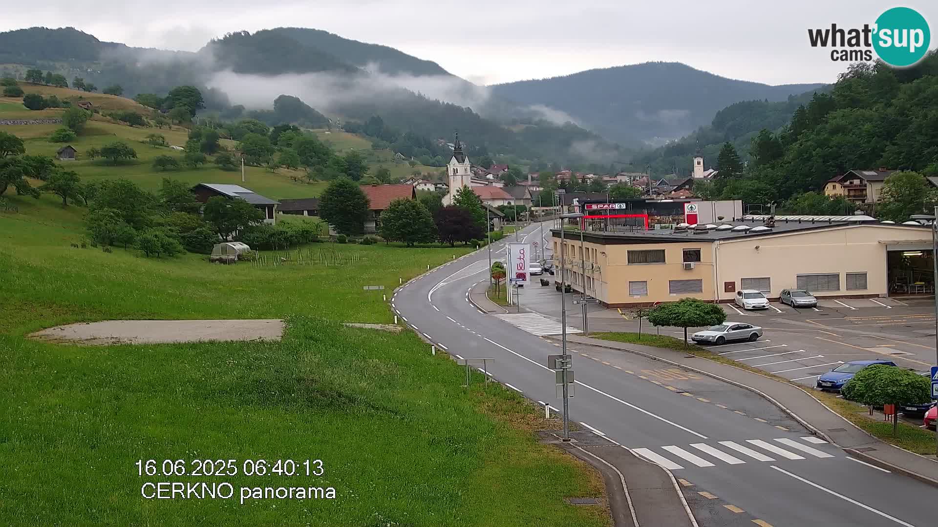 Cerkno Stadteingang Live-Webcam