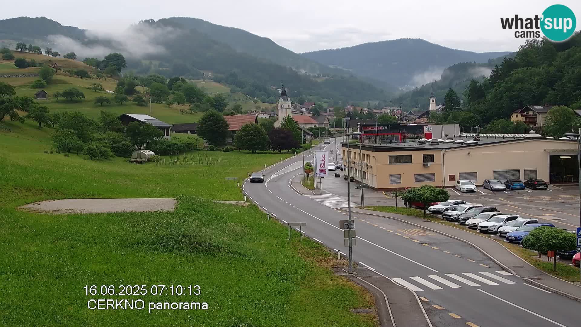 Cerkno Stadteingang Live-Webcam