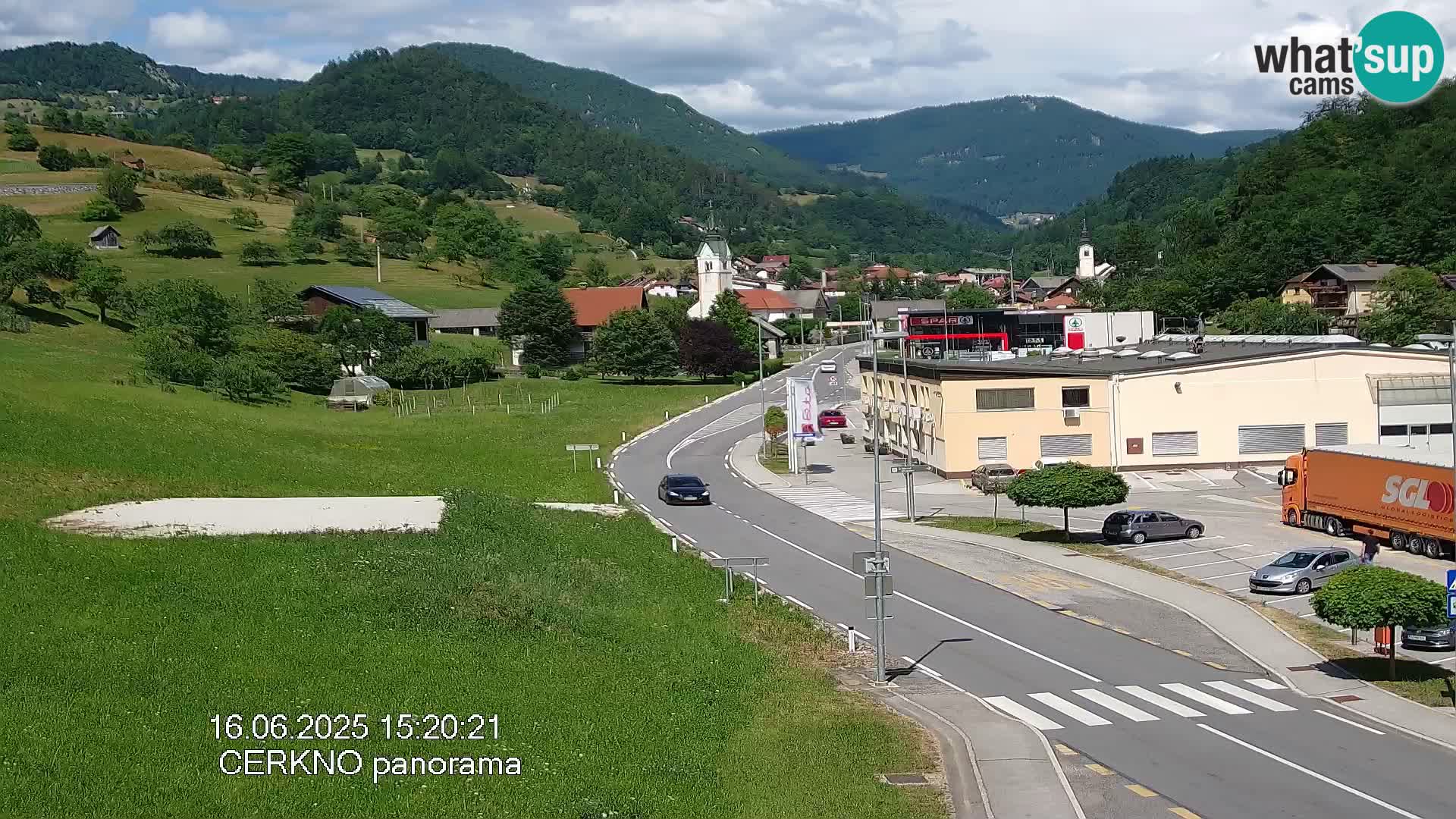 Webcam Ingresso Città di Cerkno
