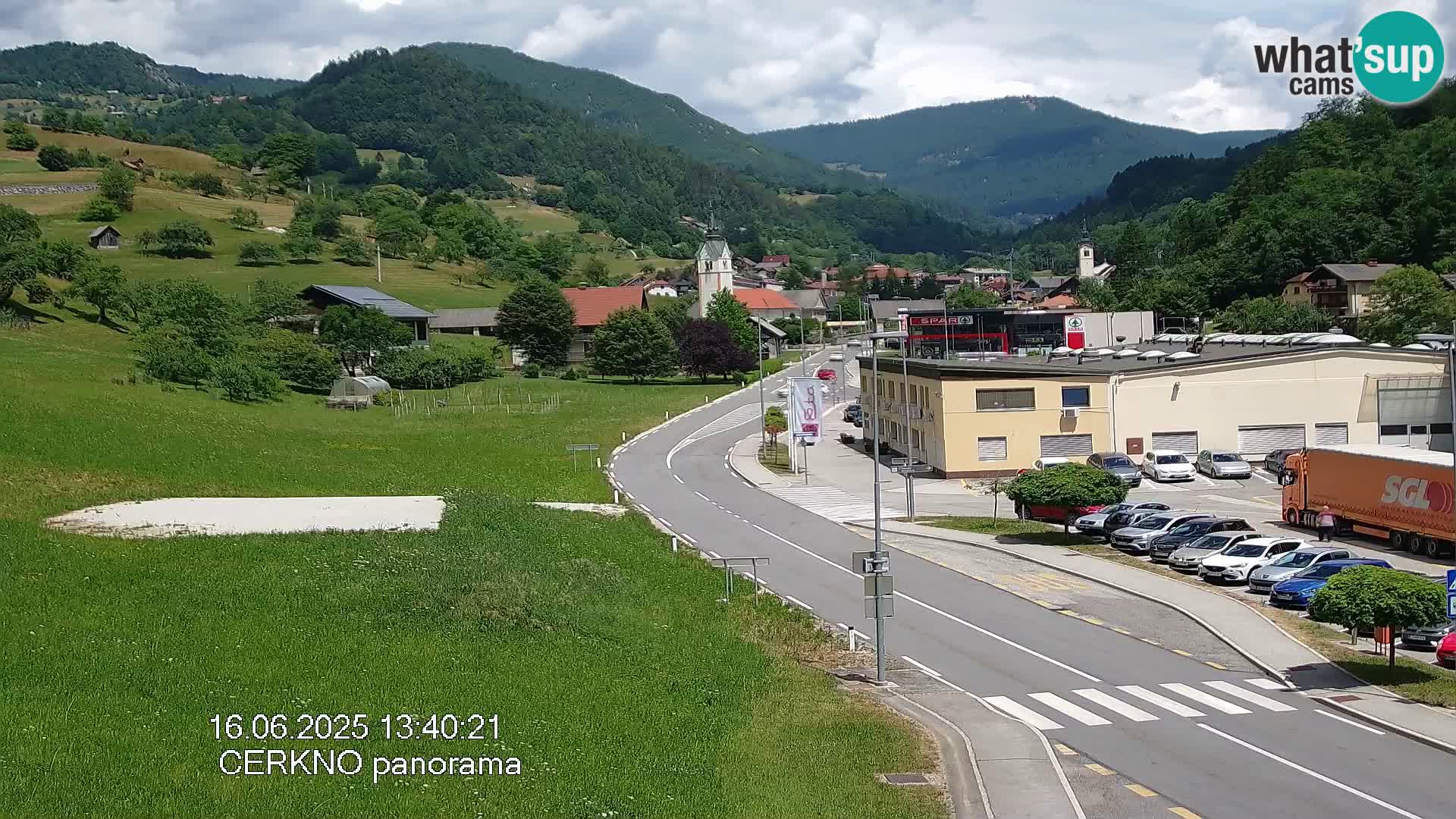 Cerkno Stadteingang Live-Webcam
