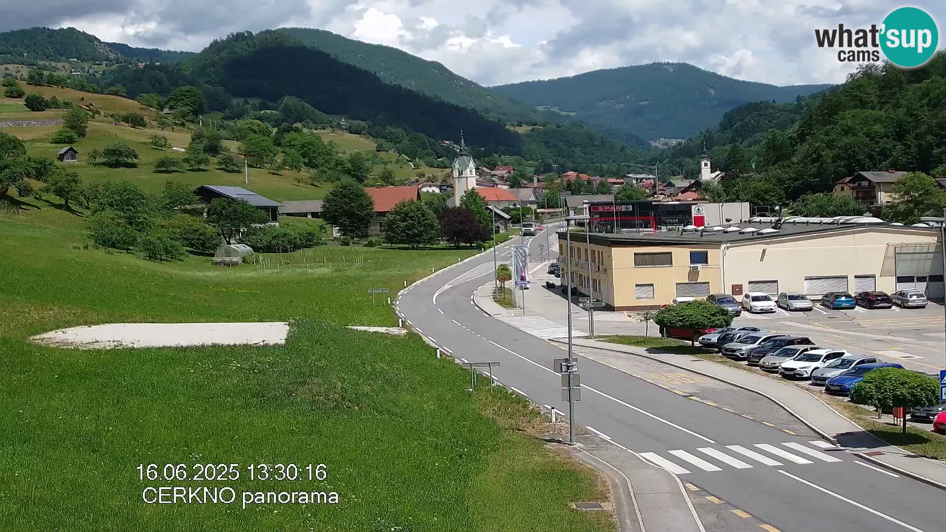 Cerkno Stadteingang Live-Webcam
